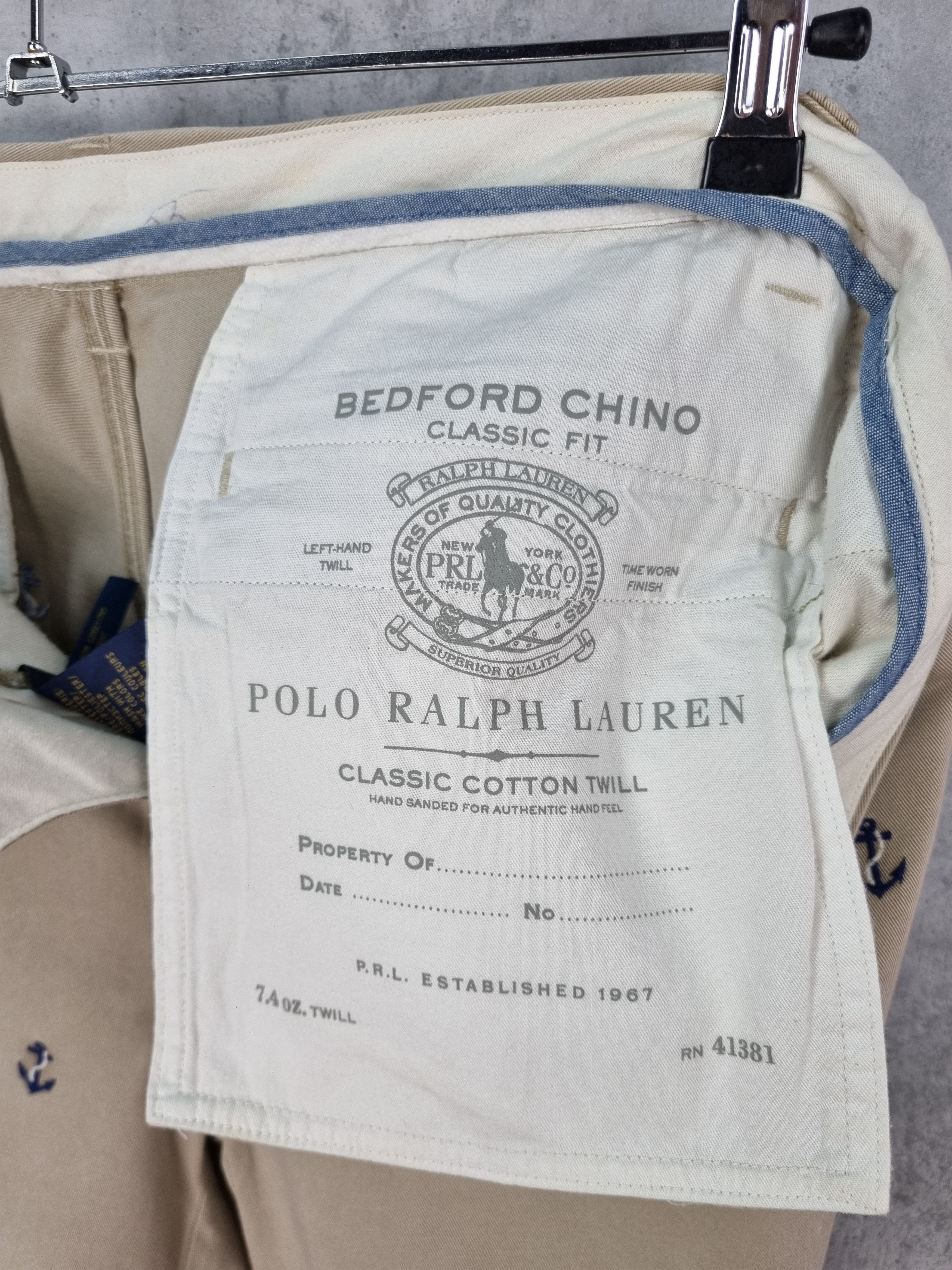 Polo Ralph Lauren × Ralph Lauren Ralph Lauren Anchors Embroidery Marina Summer Shorts Size US 34 / EU 50 - 11 Thumbnail