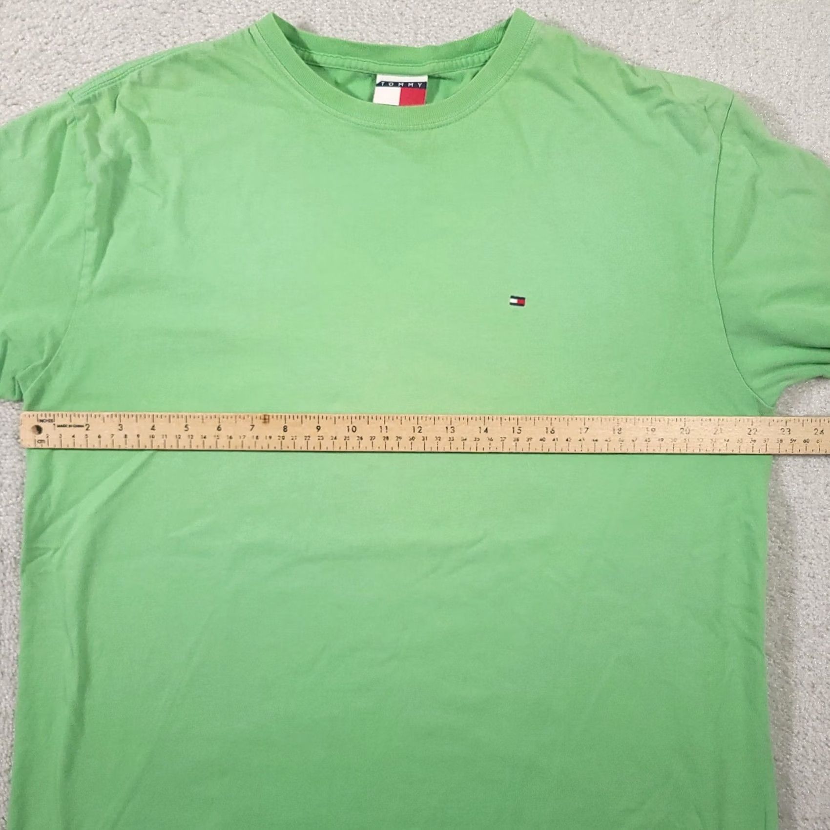 Tommy Hilfiger Tommy Hilfiger Shirt Mens Large Green Short Sleeve Embroidered Logo Casual Size US L / EU 52-54 / 3 - 5 Thumbnail