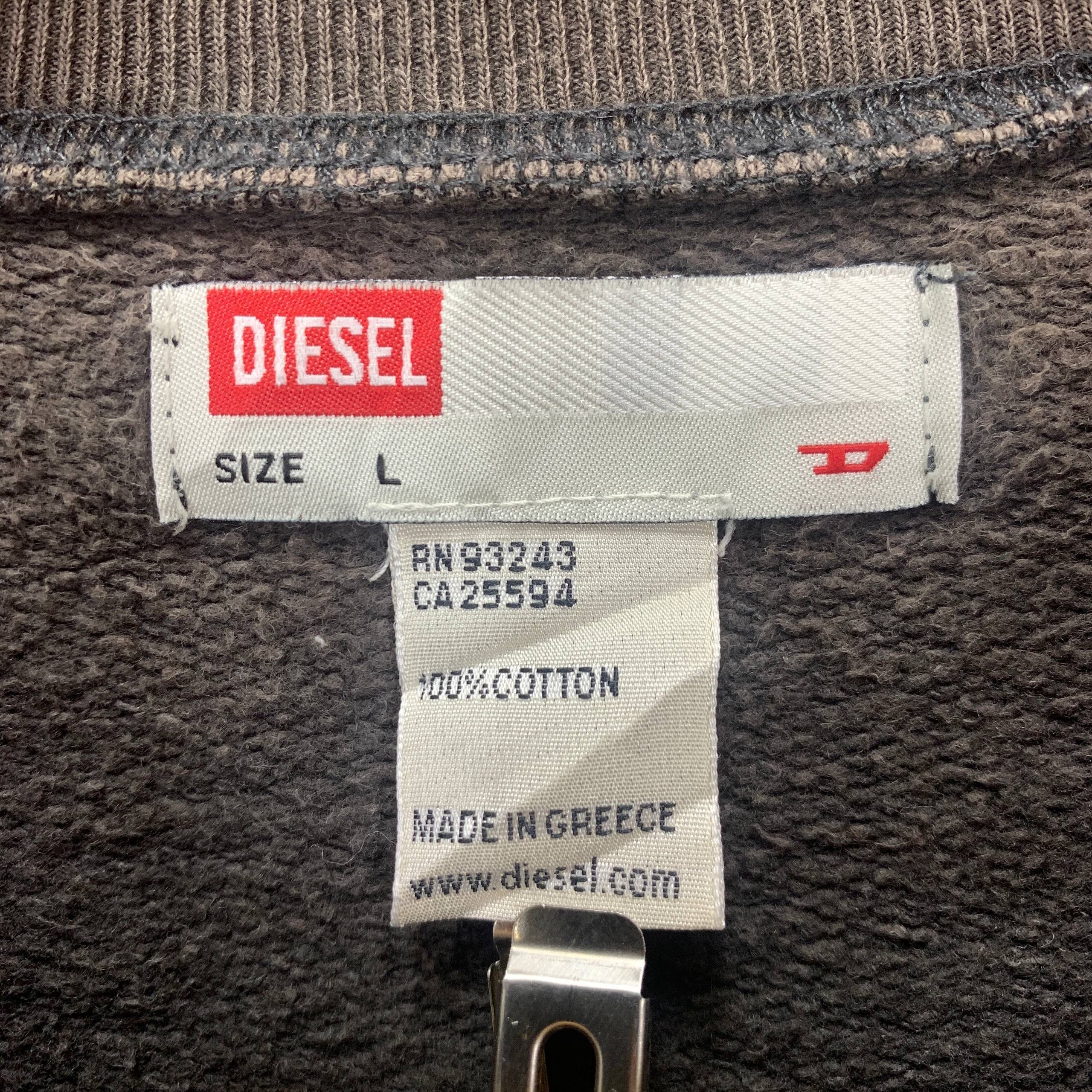 Diesel DIESEL Crew Neck Sweatshirt #2597/X Size L / US 10 / IT 46 - 7 Thumbnail