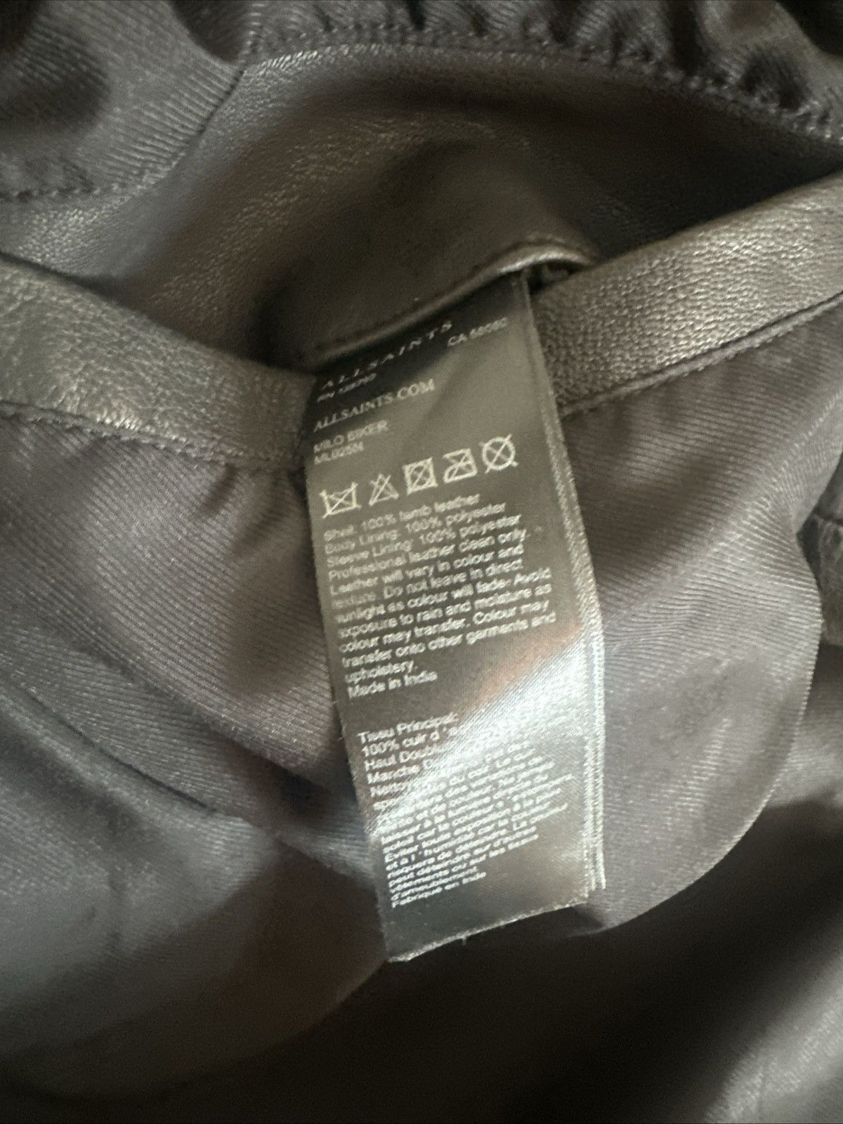 Allsaints Allsaints Milo biker leather jacket Size US L / EU 52-54 / 3 - 2 Thumbnail