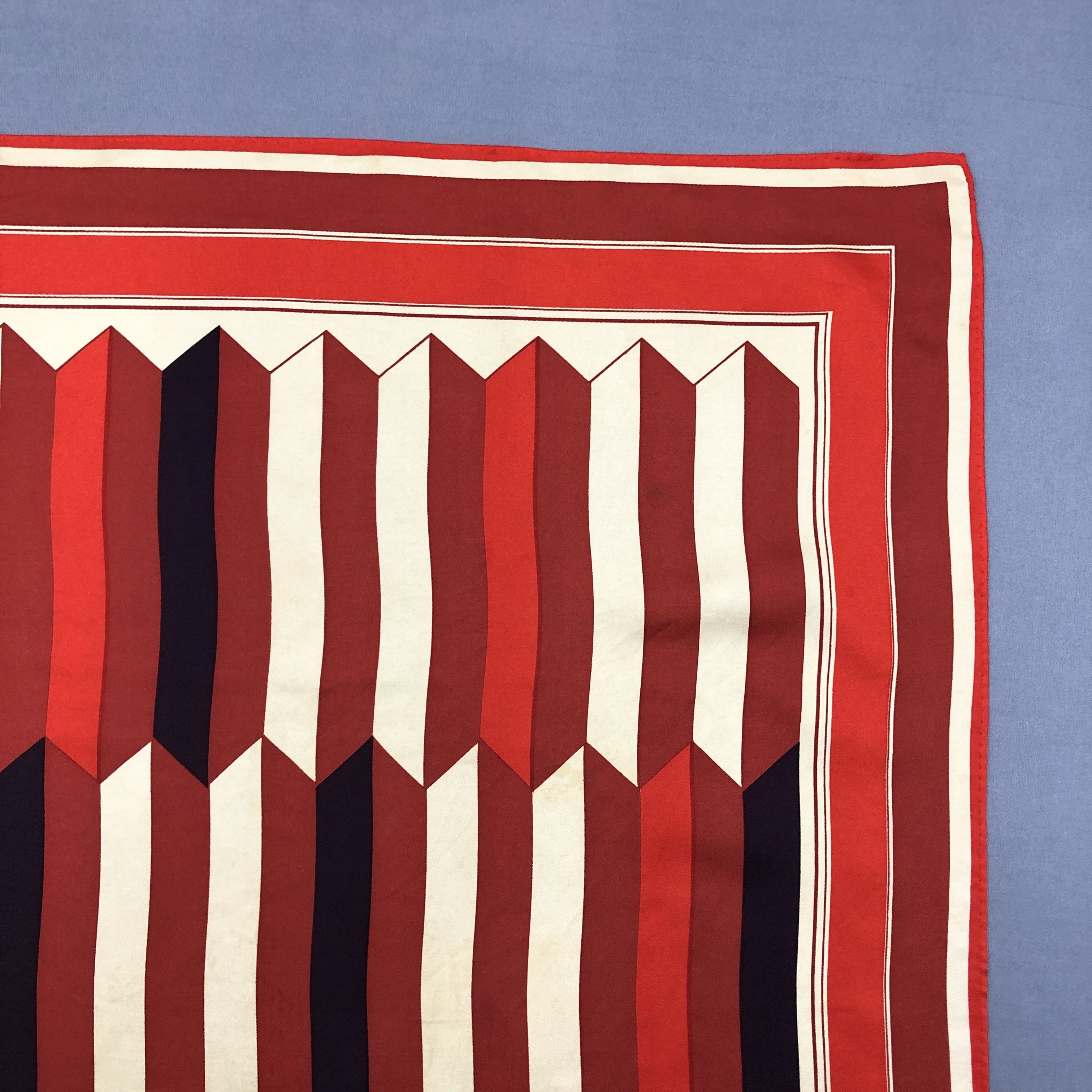 Japanese Brand Vintage SILK Scarf Twill Stole Wraps Scarves - GF60016 Size ONE SIZE - 6 Thumbnail
