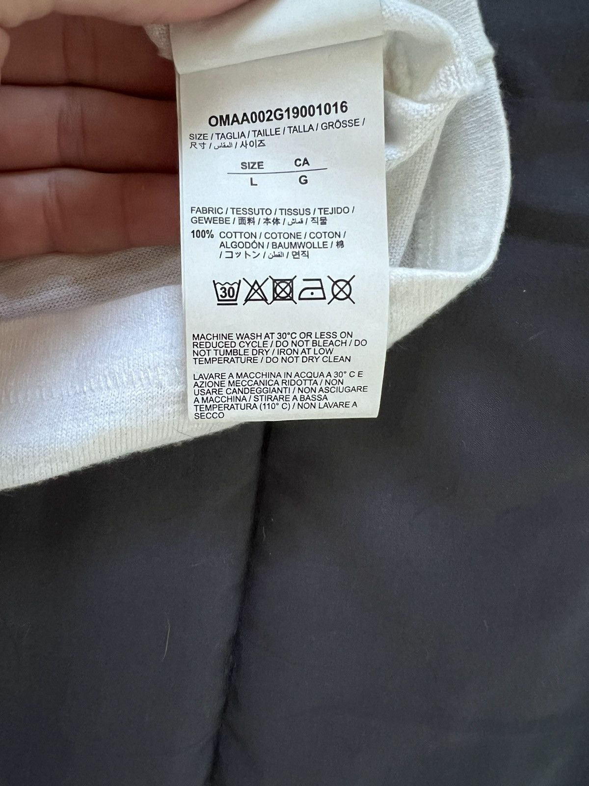 Off-White Off-White x MCA Figures of Speech Caravaggio T-Shirt 'White' Size US L / EU 52-54 / 3 - 6 Thumbnail