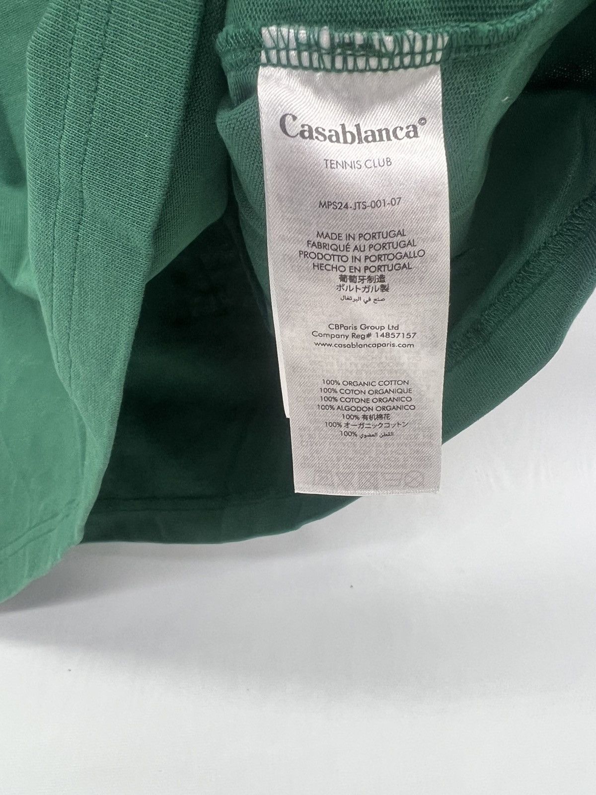 Casablanca CASABLANCA Casa Way Printed T Shirt Evergreen Everygreen Size US S / EU 44-46 / 1 - 5 Thumbnail