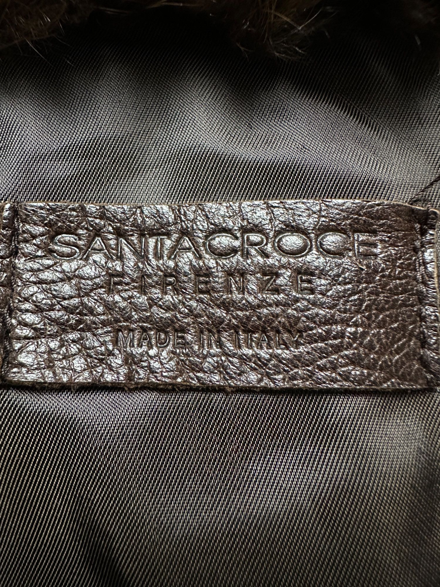 If Six Was Nine Santacroce Firenze Archive Leather Jacket With Fur Collar Size S / US 4 / IT 40 - 5 Thumbnail