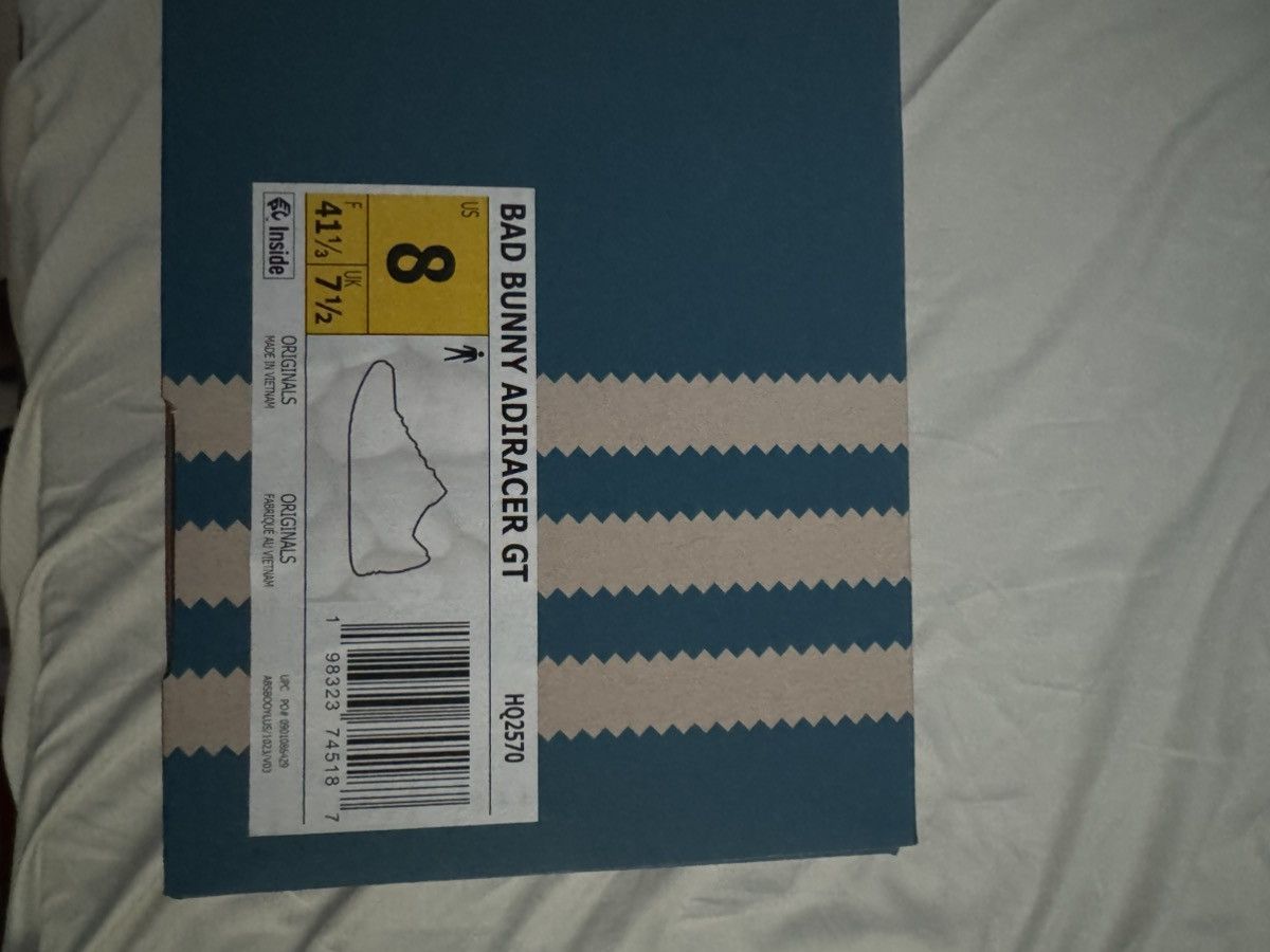 Adidas BAD BUNNY ADIRACER Size US 8 / EU 41 - 1 Thumbnail