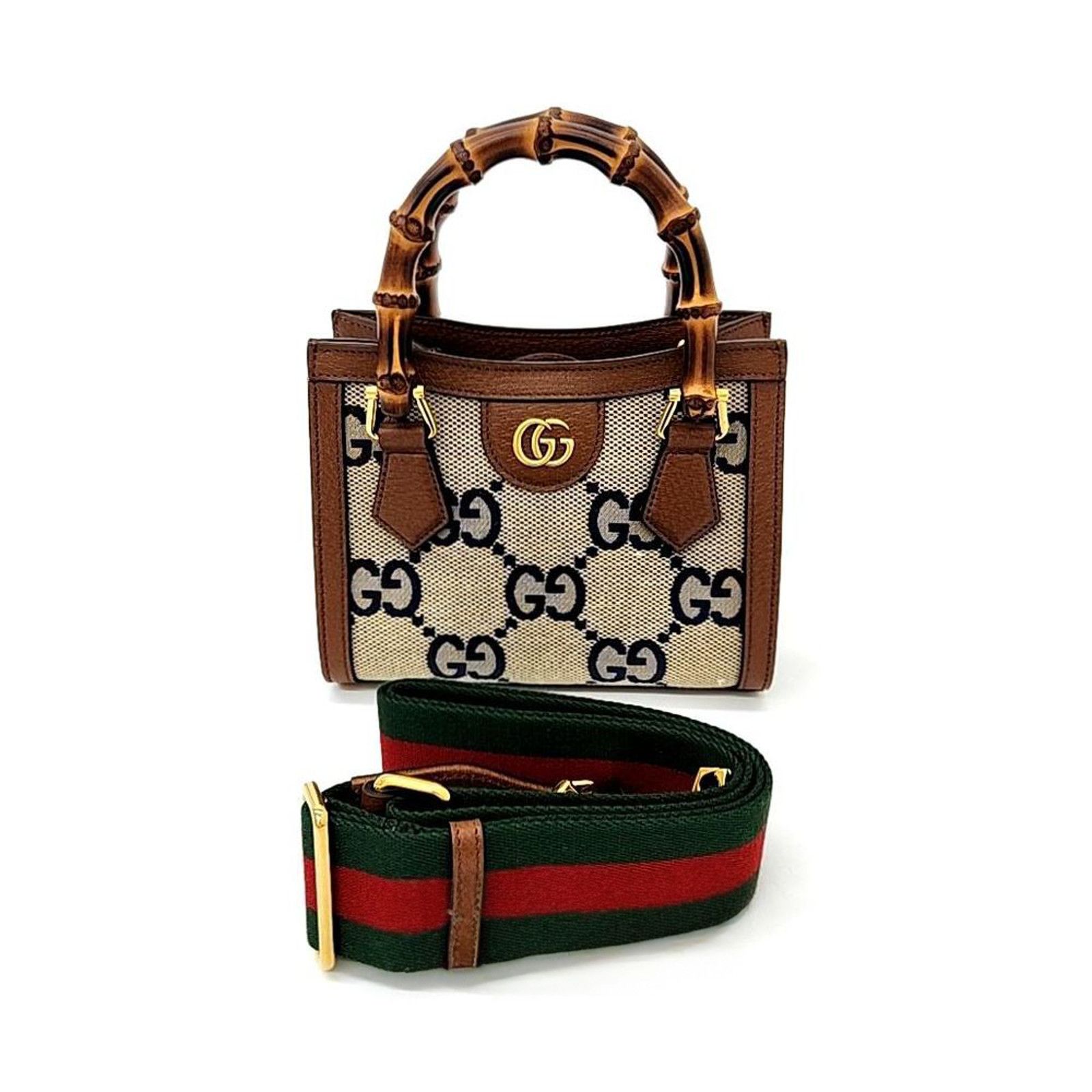 Gucci Diana Tote And Shoulder Bag (702732) (7689466) in Brown, Women's