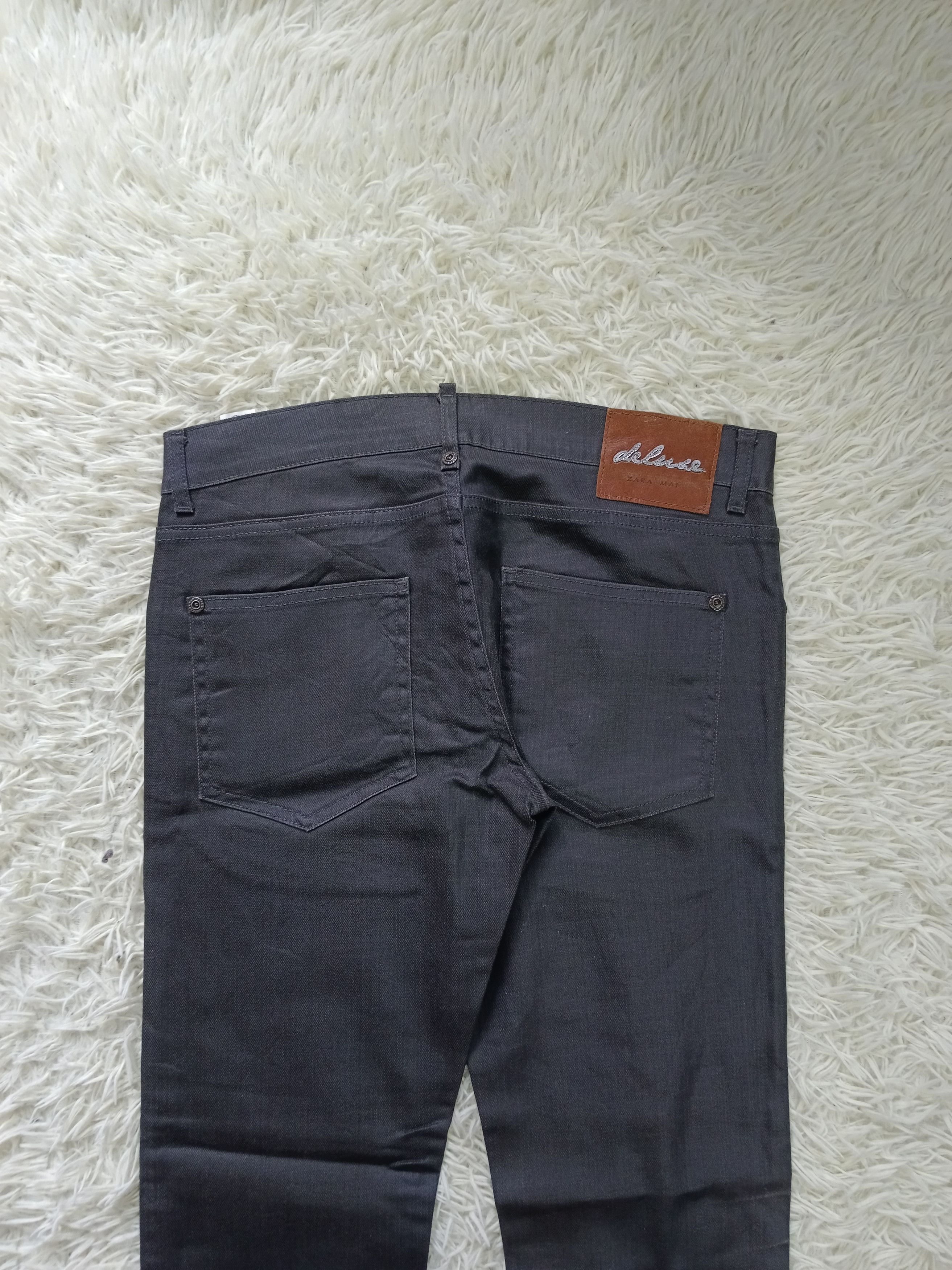 Zara ZARA WAXED DENIM PANTS Size US 32 / EU 48 - 4 Thumbnail