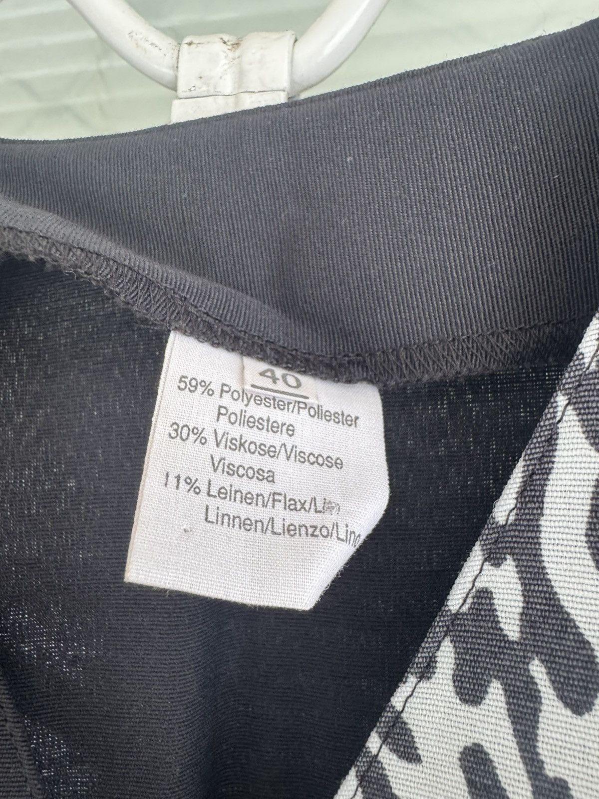Vintage 80s blazer black and white vintage blazer size zebra print Size M / US 6-8 / IT 42-44 - 9 Thumbnail