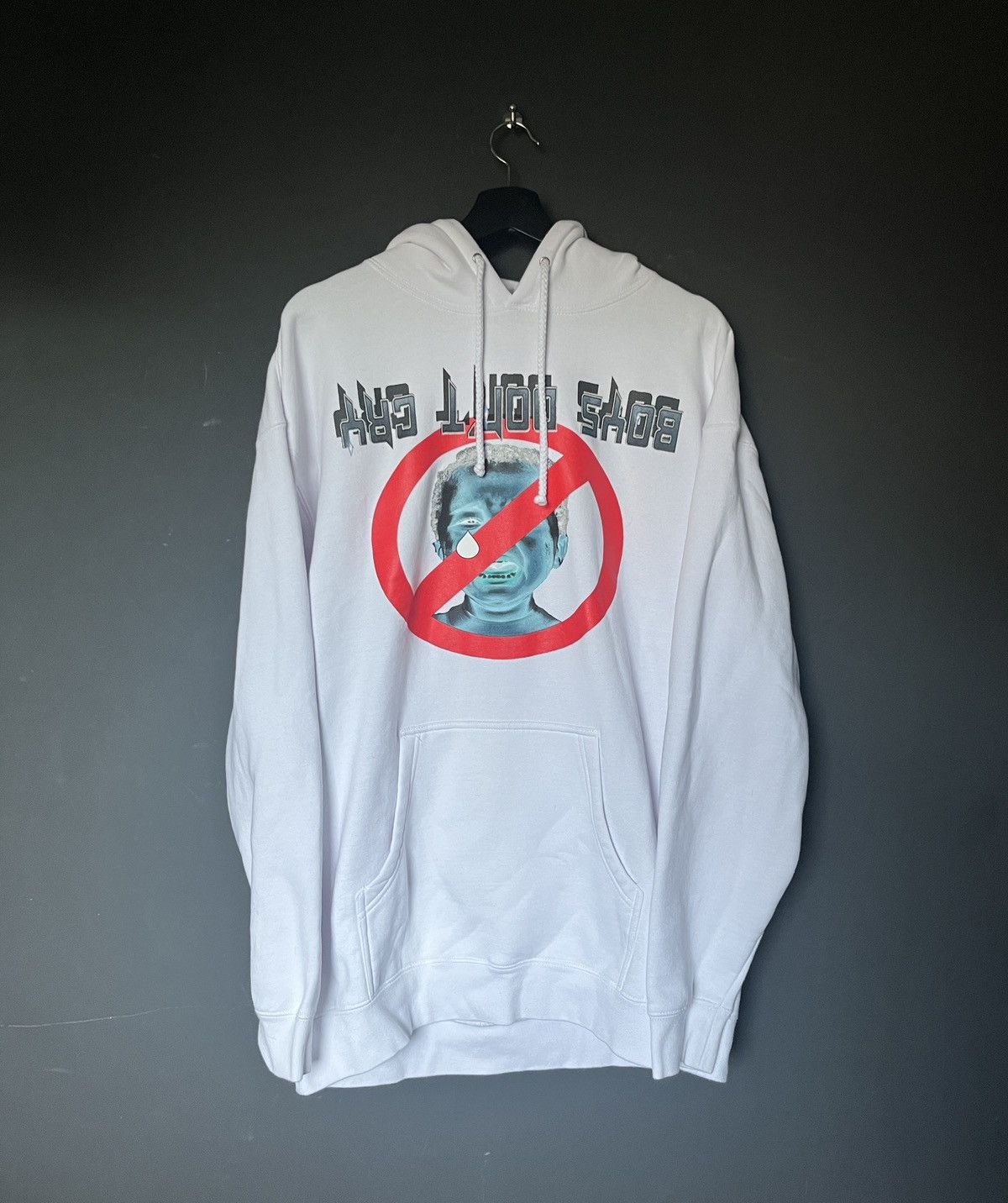 (B).Stroy × Virgil Abloh 2020 (B).Stroy x Virgil Abloh Boys Don’t Cry Hoodie Size XL Size US XL / EU 56 / 4 - 1 Thumbnail