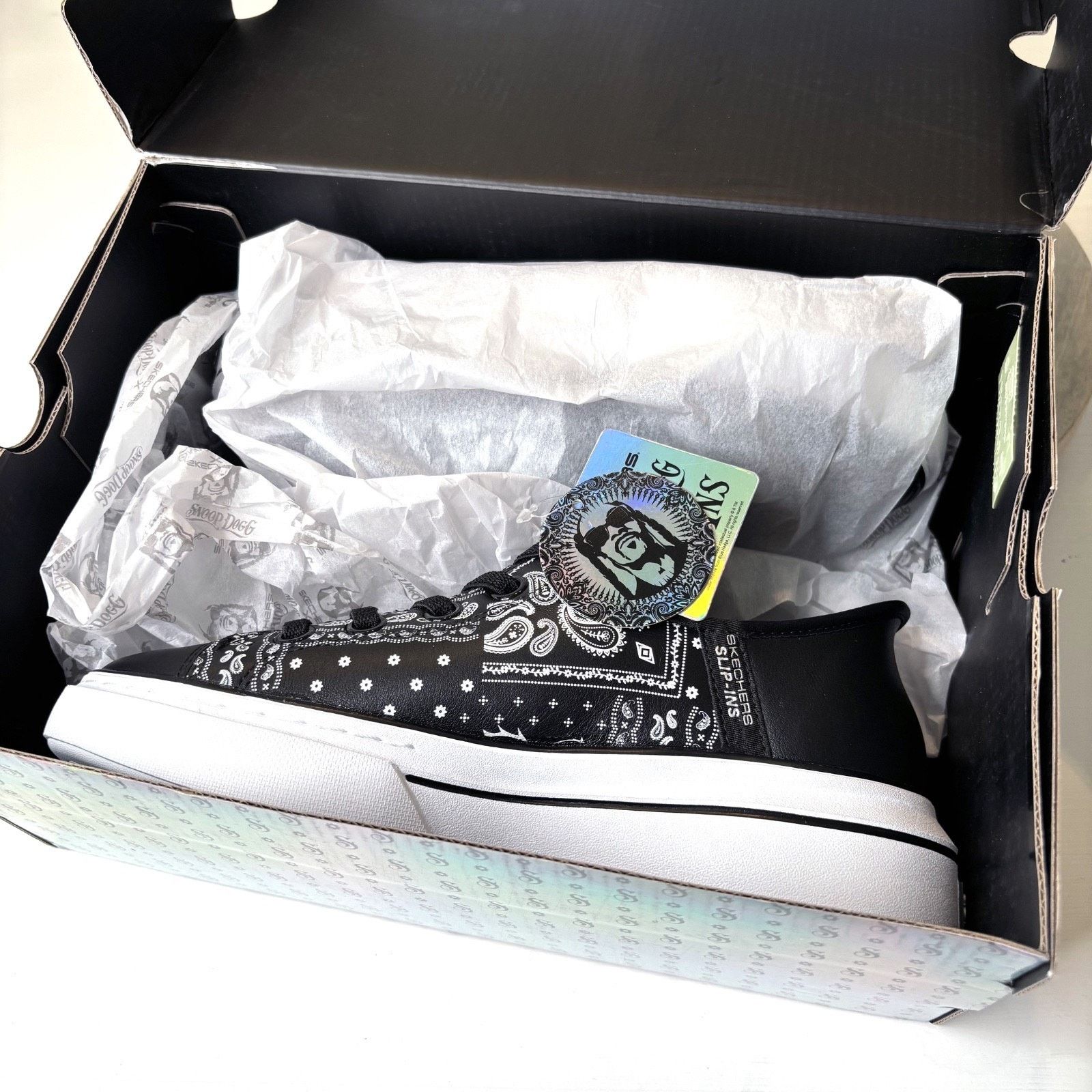 SKECHERS Skechers Snoop Dogg One Double G Sneakers Black White Sz 6.5 Size US 6.5 / IT 36.5 - 2 Thumbnail