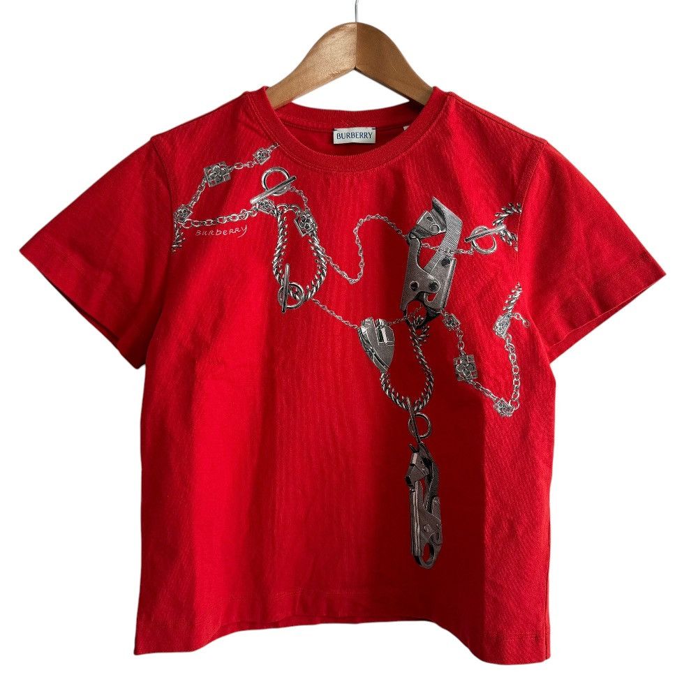Burberry Burberry Burberry Knight Hardware Cotton T-shirt Cotton T-Shirts DUTY FREE for USA Size ONE SIZE - 1 Thumbnail