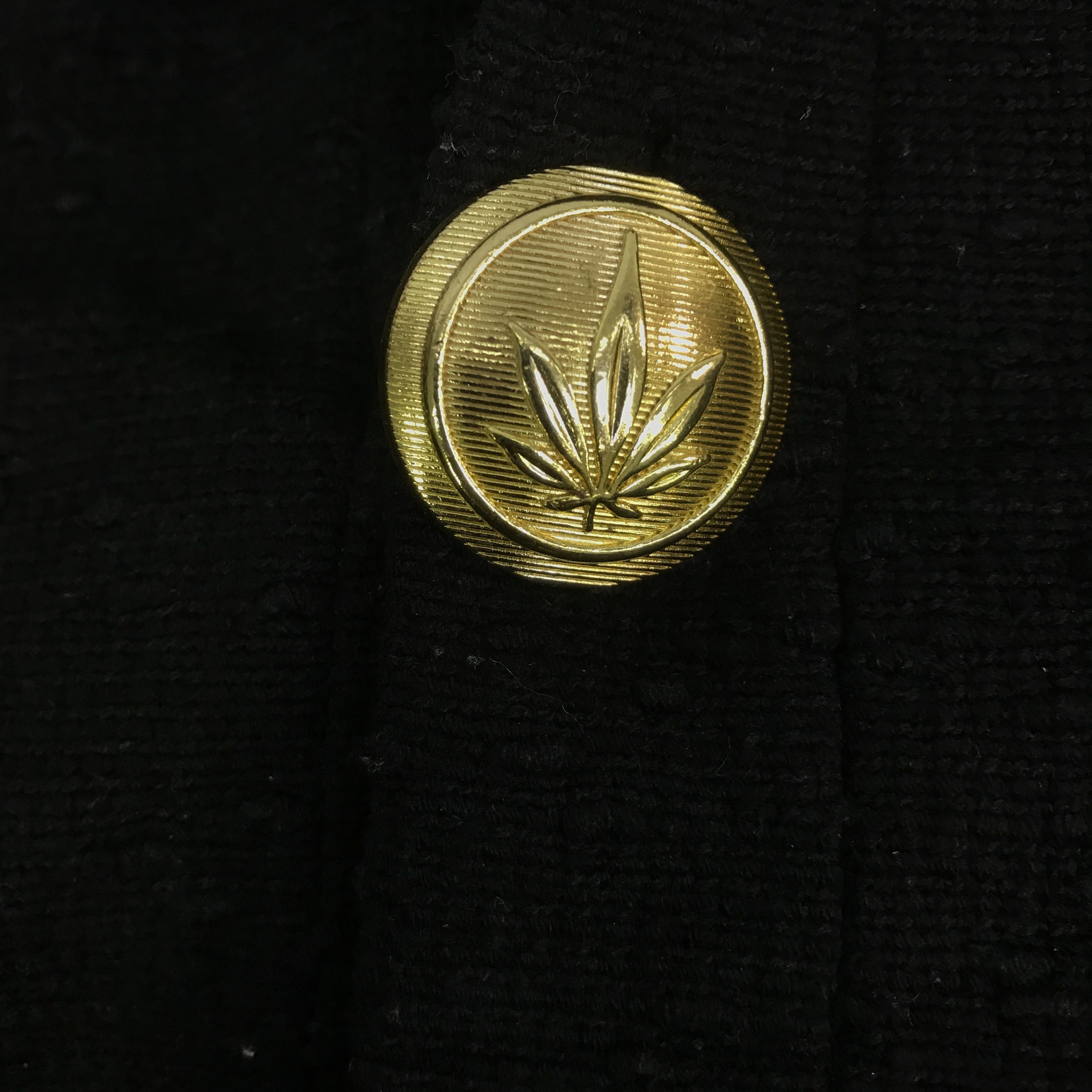 Palm Angels PALM ANGELS GOLD BUTTON WOMAN JACKET K100B9 Size US L / EU 52-54 / 3 - 10 Thumbnail