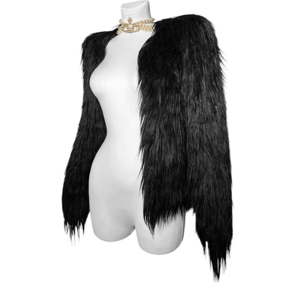 Vintage Avant - Garde faux fur Yeti coat Size S / US 4 / IT 40 - 1 Thumbnail