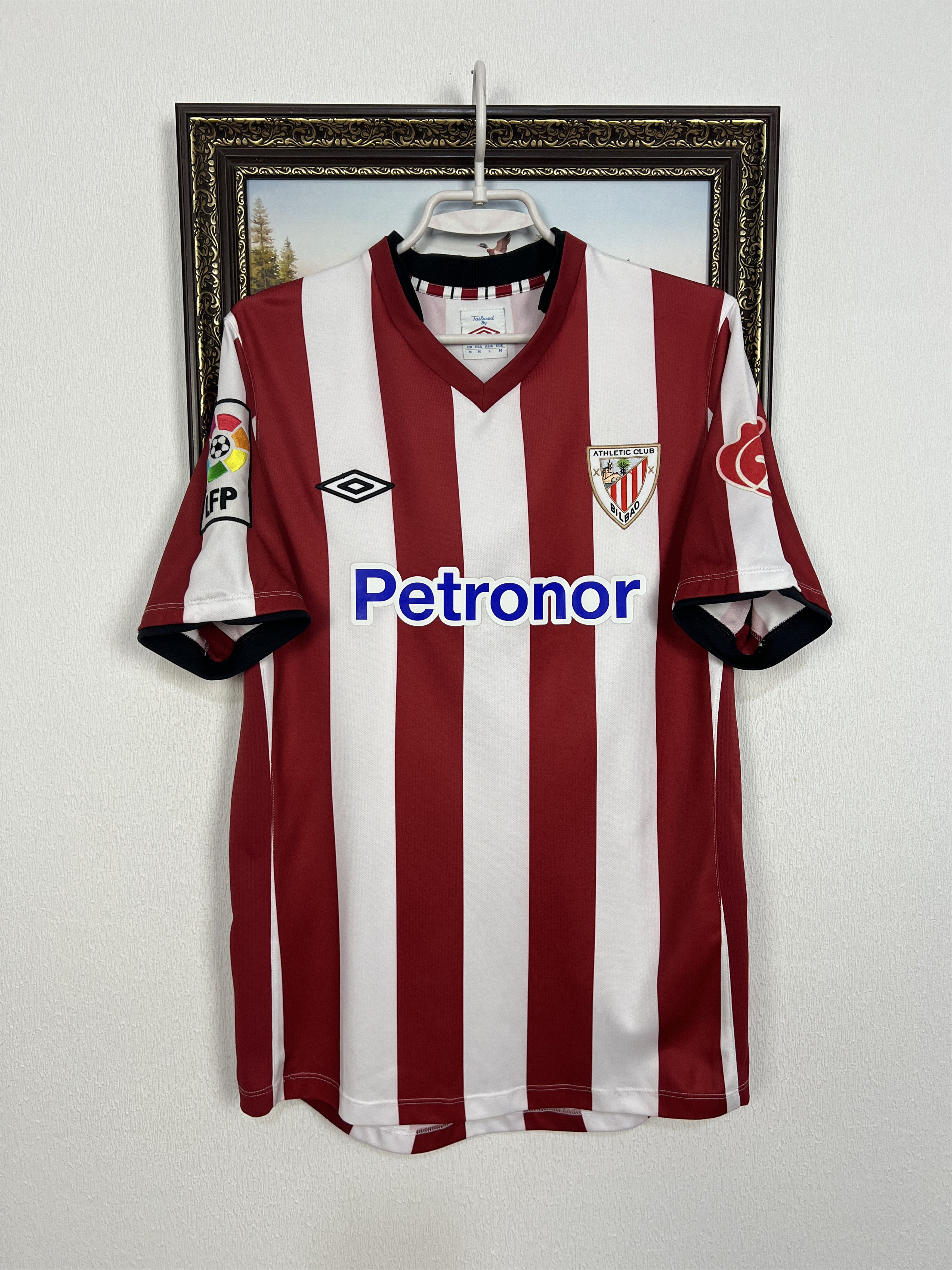 Umbro Athletic Bilbao Home football shirt Soccer Jersey Trikot Size US M / EU 48-50 / 2 - 1 Thumbnail