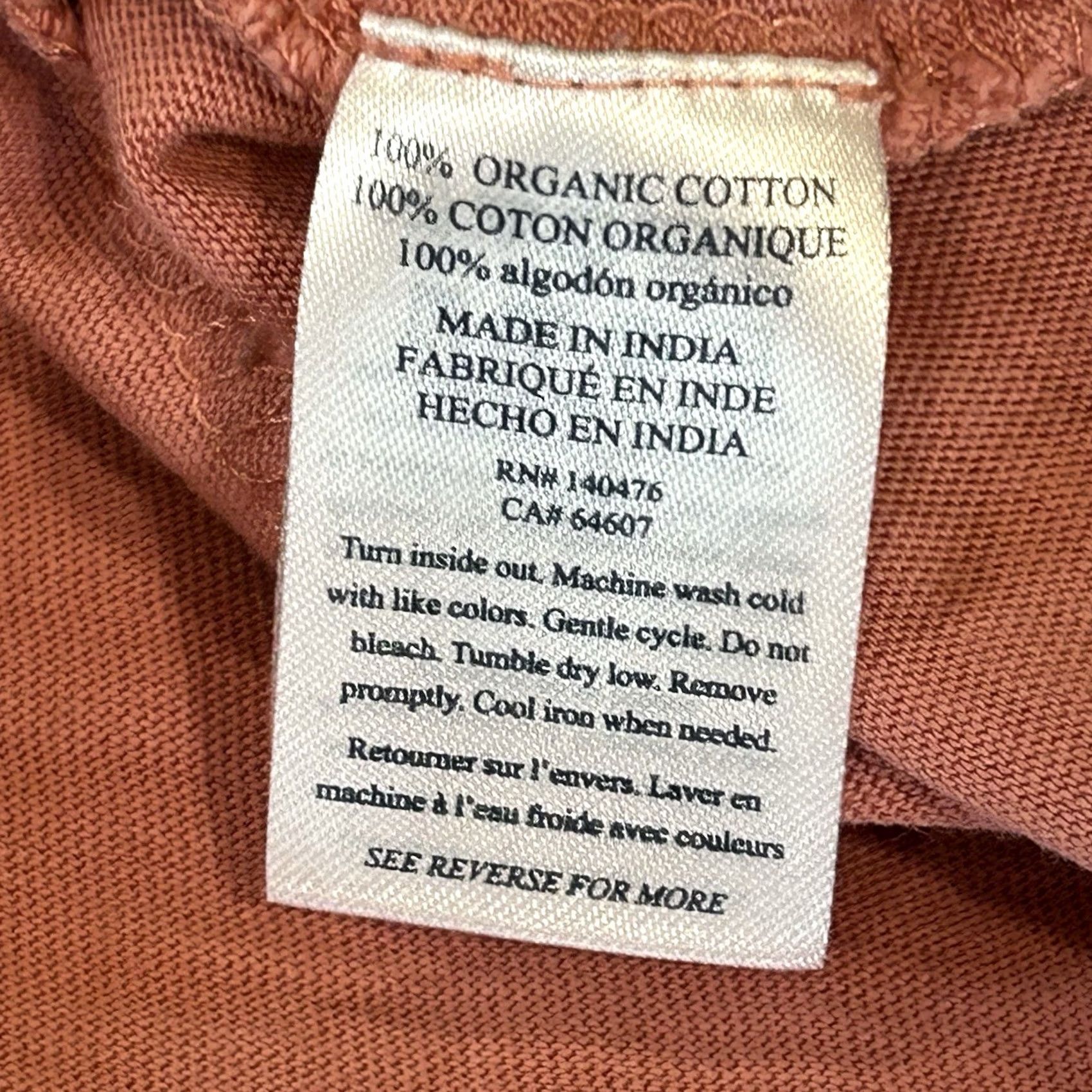 Faherty Faherty Sun & Waves Sunwashed Slub Cotton Tee Short Sleeve Men’s XL Size US 31 - 4 Thumbnail