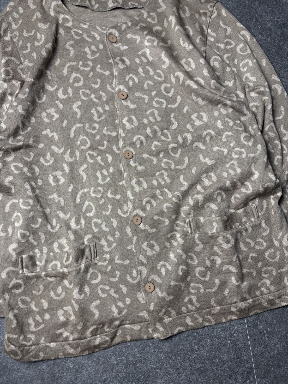 Hai Sporting Gear 1980s Hai Sporting Gear Pattern Button Sweatshirt Size US L / EU 52-54 / 3 - 5 Thumbnail
