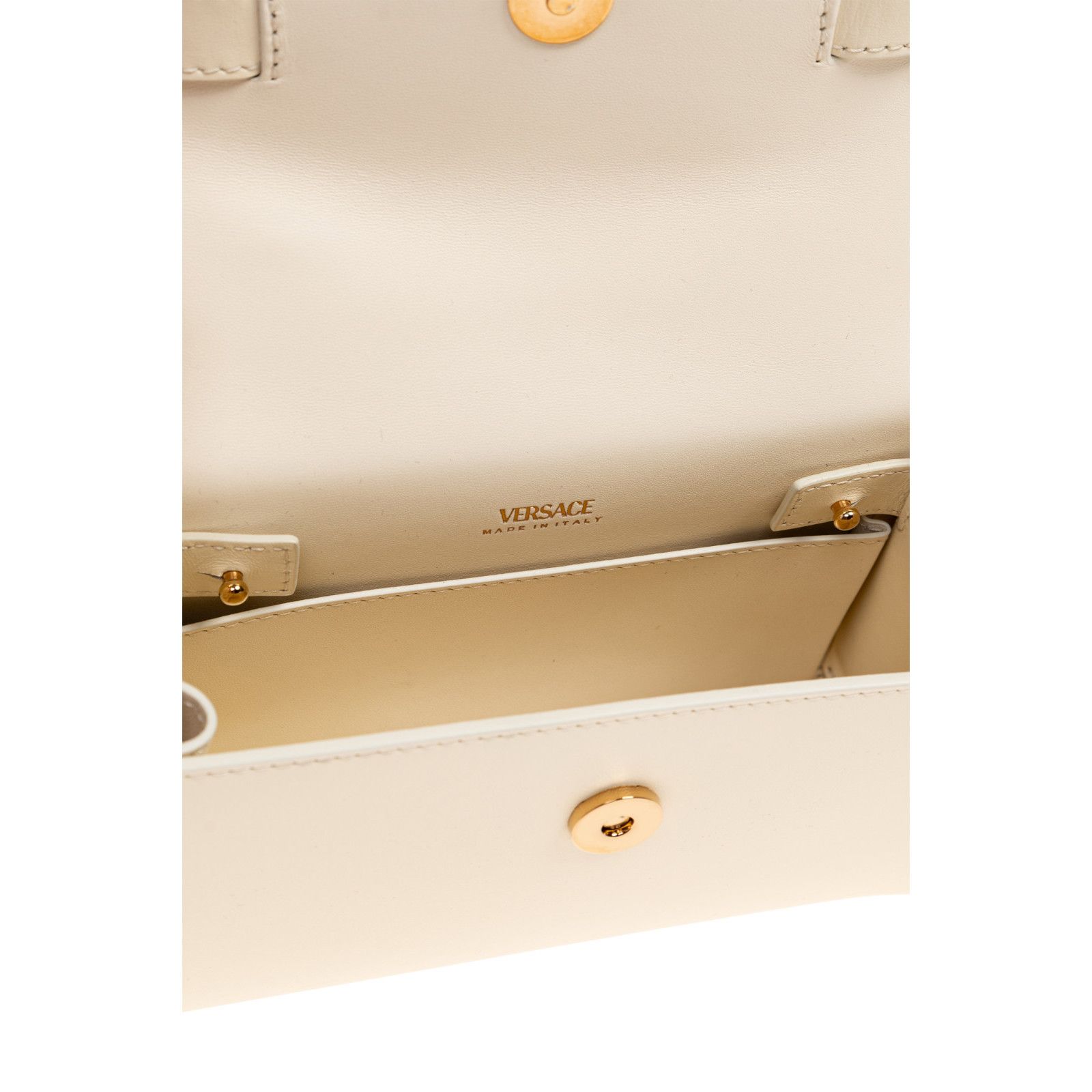 Versace VERSACE Cream Leather Top Handle Bag New & Authentic Size ONE SIZE - 4 Thumbnail
