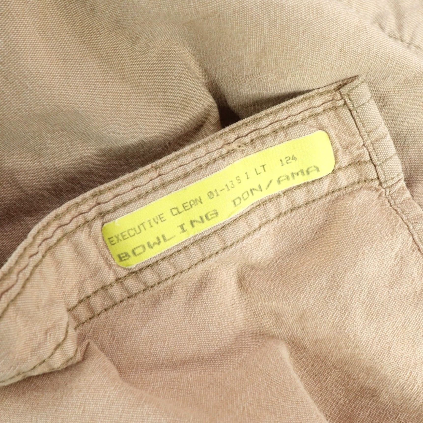 Carhartt VINTAGE Carhartt Shirt Mens XL Khaki Beige Tan Midweight Chambray Button Up Utility Size US XL / EU 56 / 4 - 7 Thumbnail