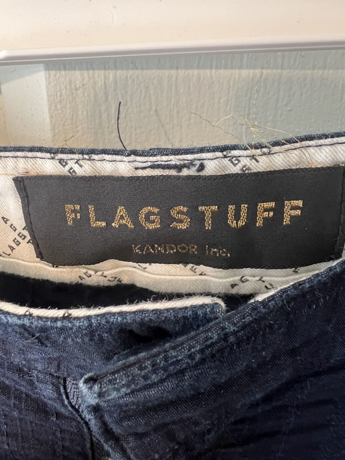 Flagstuff Raw Indigo Pleated Pants Size US 31 - 4 Thumbnail