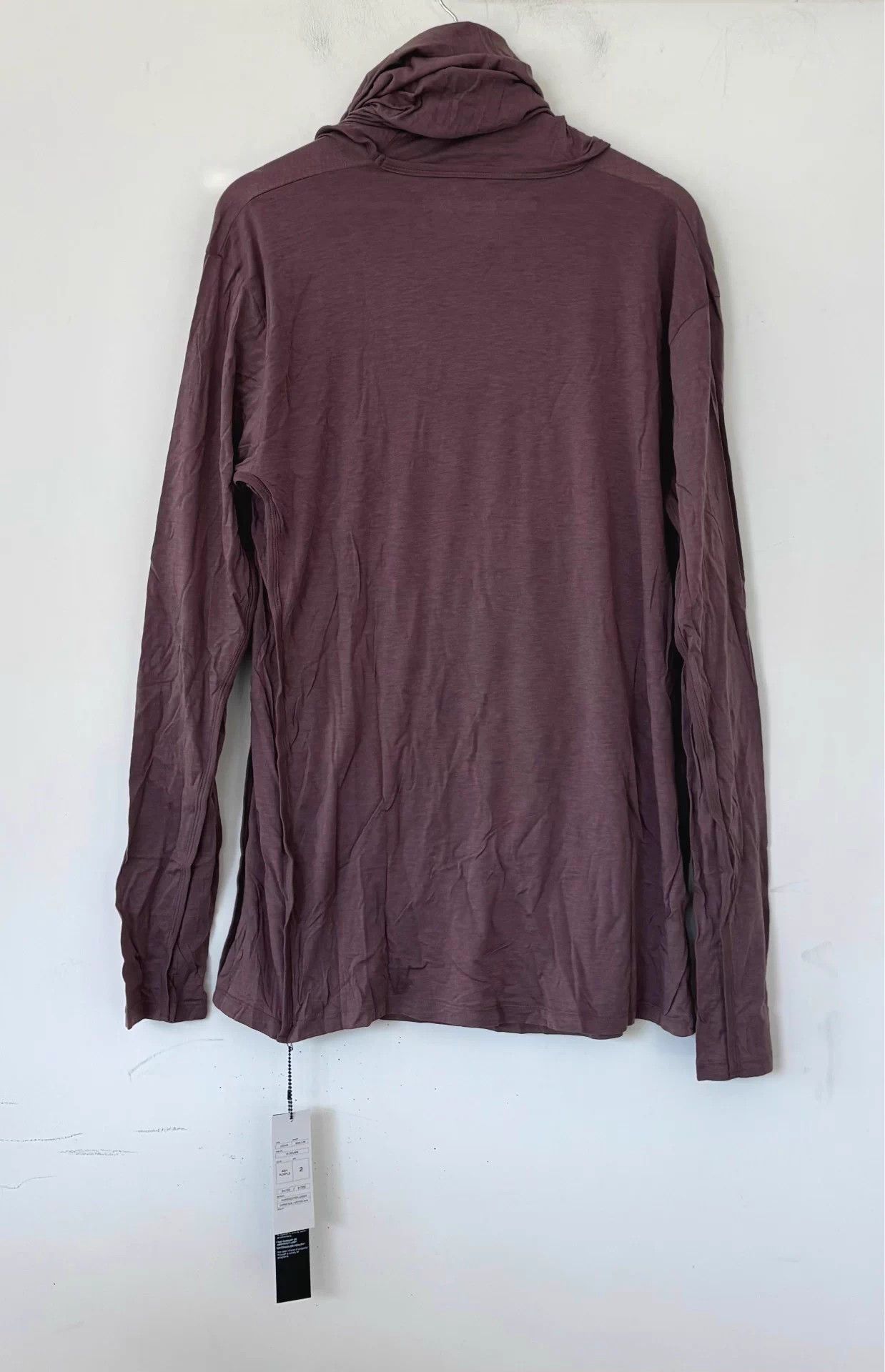 Julius Julius 25aw Men's Oversized T-neck LS Sweater Gray Purple 2 Size US M / EU 48-50 / 2 - 4 Thumbnail