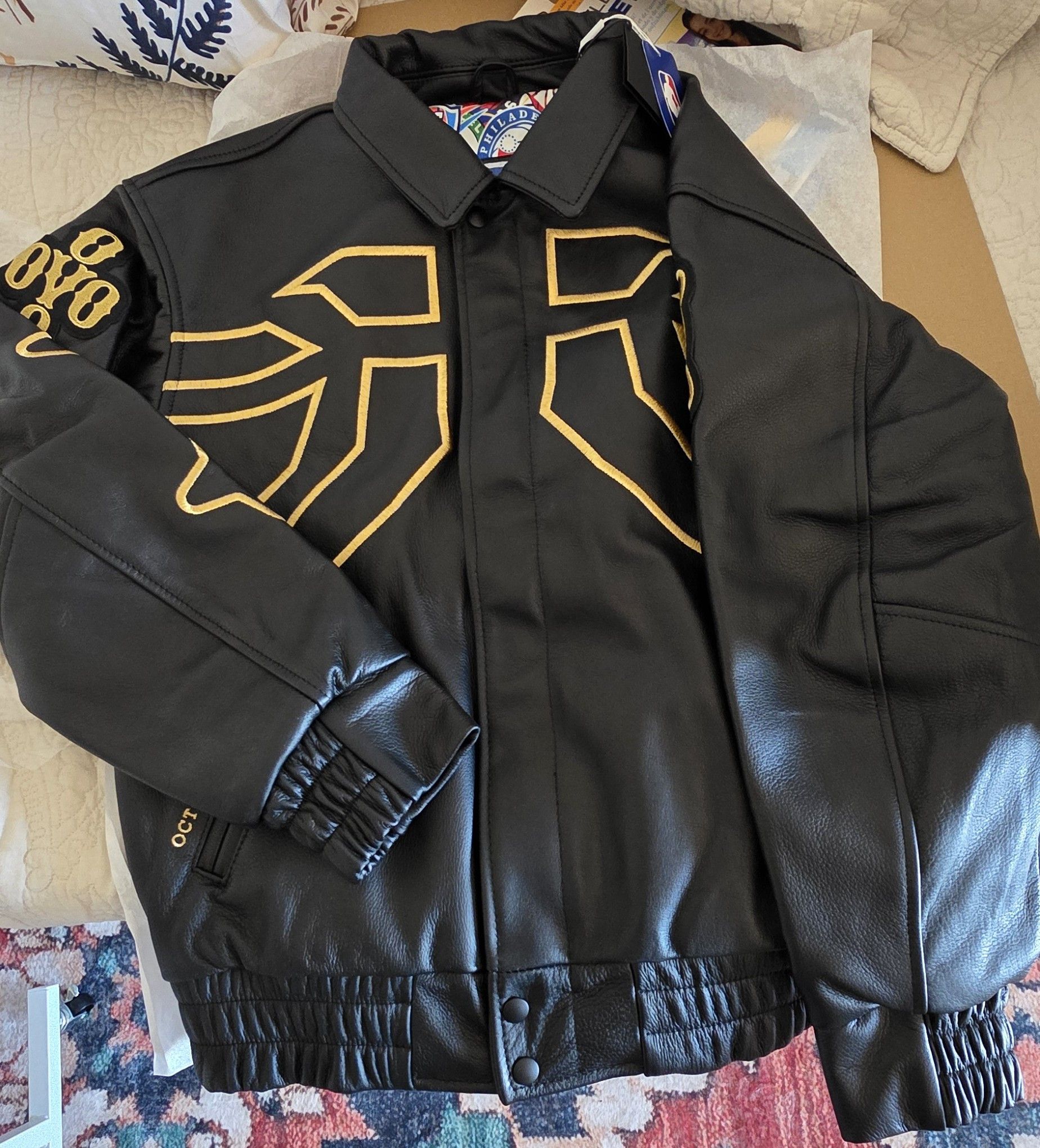 NBA × October's Very Own NBA ONE GAME INTERNATIONAL VARSITY JACKET Size US M / EU 48-50 / 2 - 2 Thumbnail