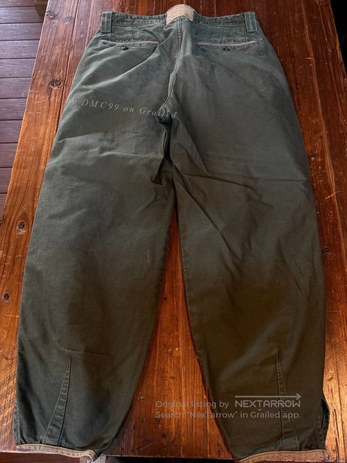 Freewheelers Freewheelers U.S. Army Civilian Crew Work Pants. Size US 32 / EU 48 - 2 Thumbnail