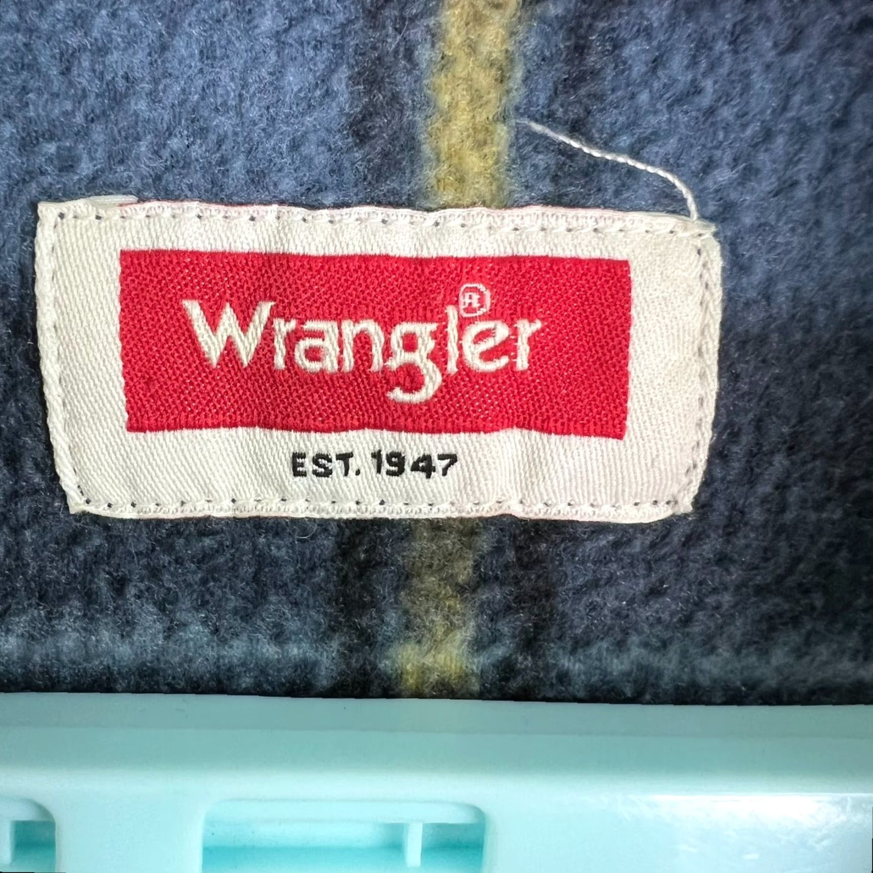 Wrangler VINTAGE Wrangler Fleece Plaid Button-Up Shirt Men’s 2XL Blue Long Sleeve Casual Outdoor Size US XXL / EU 58 / 5 - 4 Thumbnail