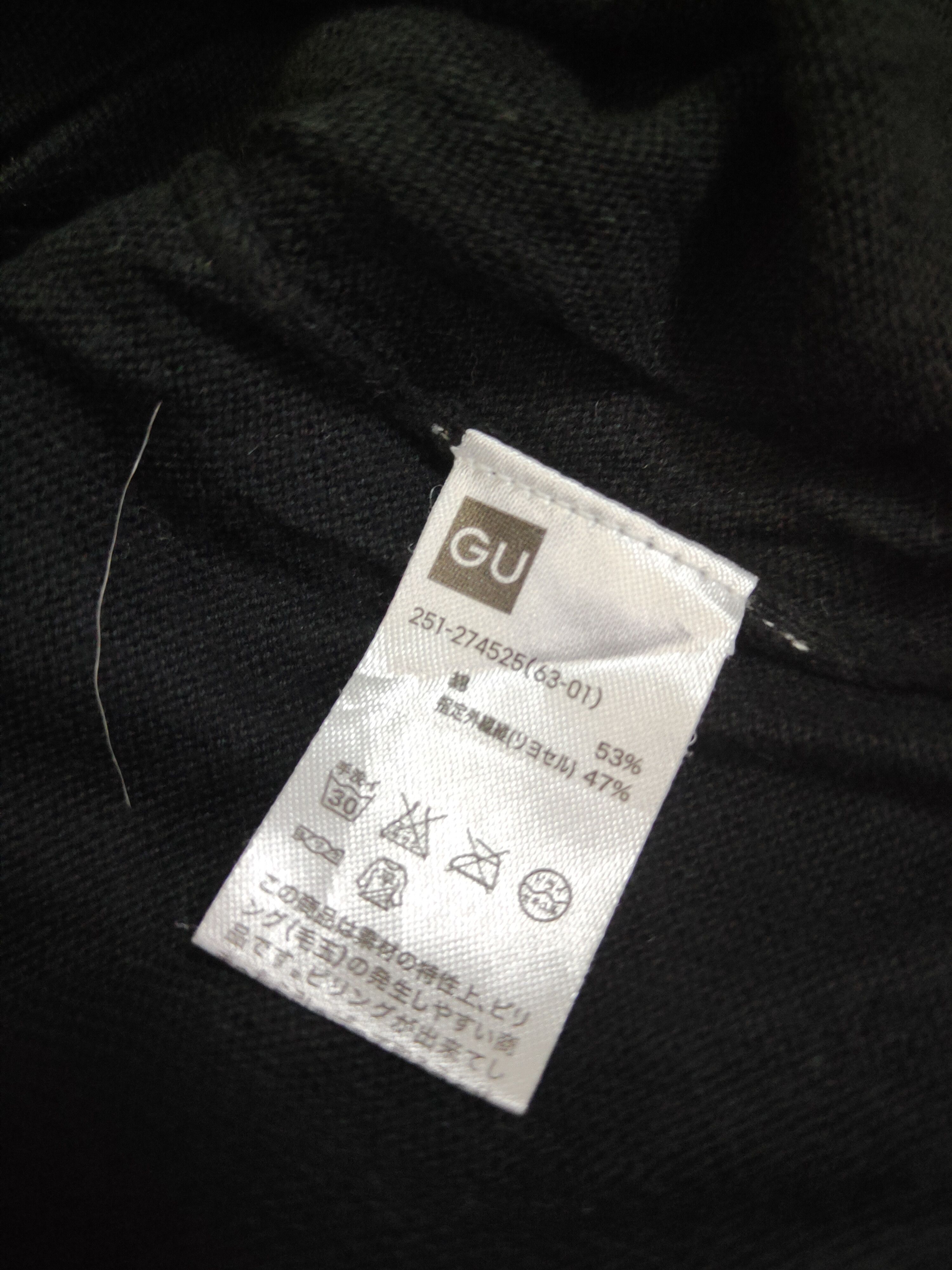 GU × Homespun Knitwear GU Black Knitwear ripped vintage Cardigan #W1517 Size M / US 6-8 / IT 42-44 - 11 Thumbnail