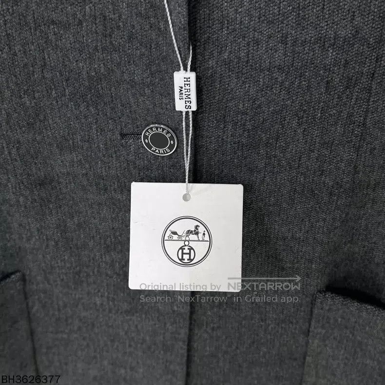 Hermes Hermes Gray Cashmere Wool Coat Size XS / US 0-2 / IT 36-38 - 4 Thumbnail