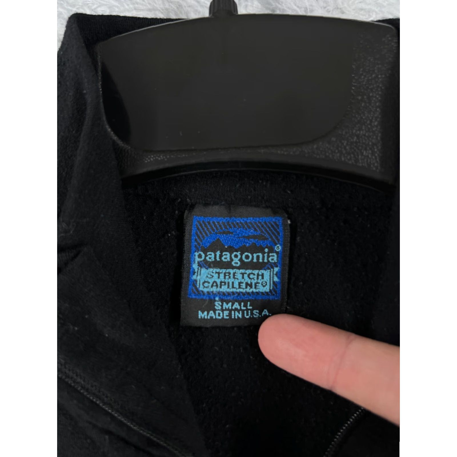 Patagonia VINTAGE Patagonia Sweater Women Small Black 1/4 Zip Polyester Fleece Synchilla Size S / US 4 / IT 40 - 6 Thumbnail
