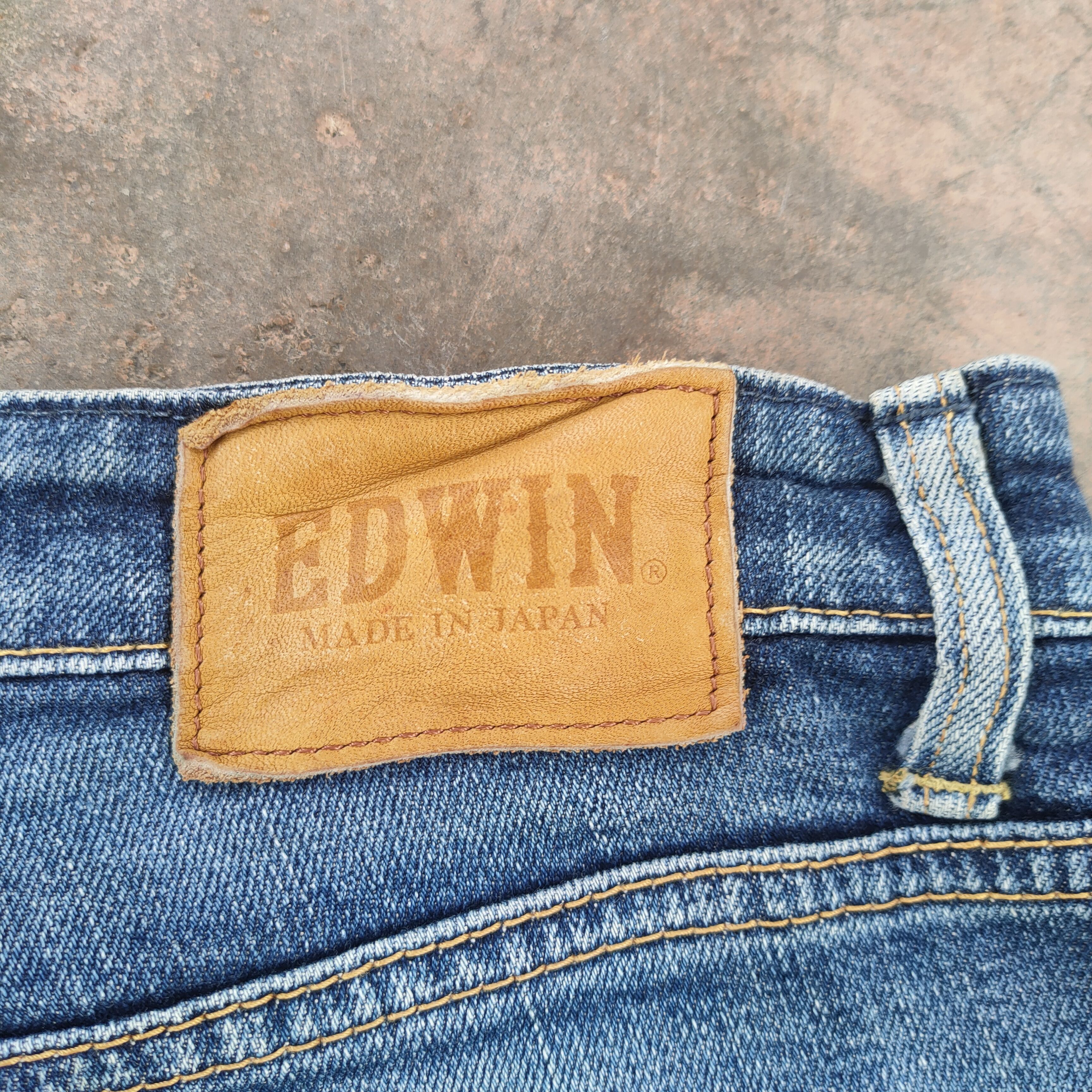 Edwin VINTAGE EDWIN SKINNY FADED RIPPED JEANS DENIM PANTS Size US 34 / EU 50 - 14 Thumbnail