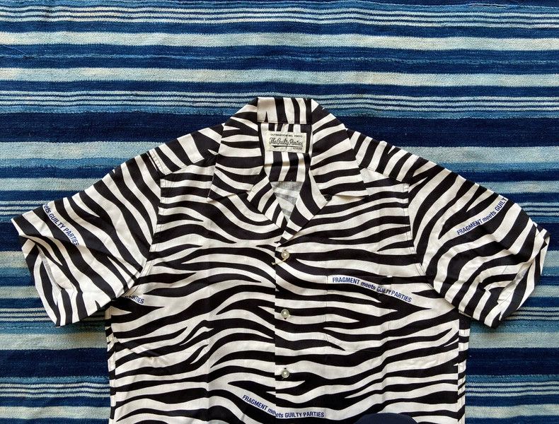 MoMo ページ　FRAGMENT × WACKO MARIA Wacko Maria - Fragment Printed Cotton-Jersey T-Shirt - Black