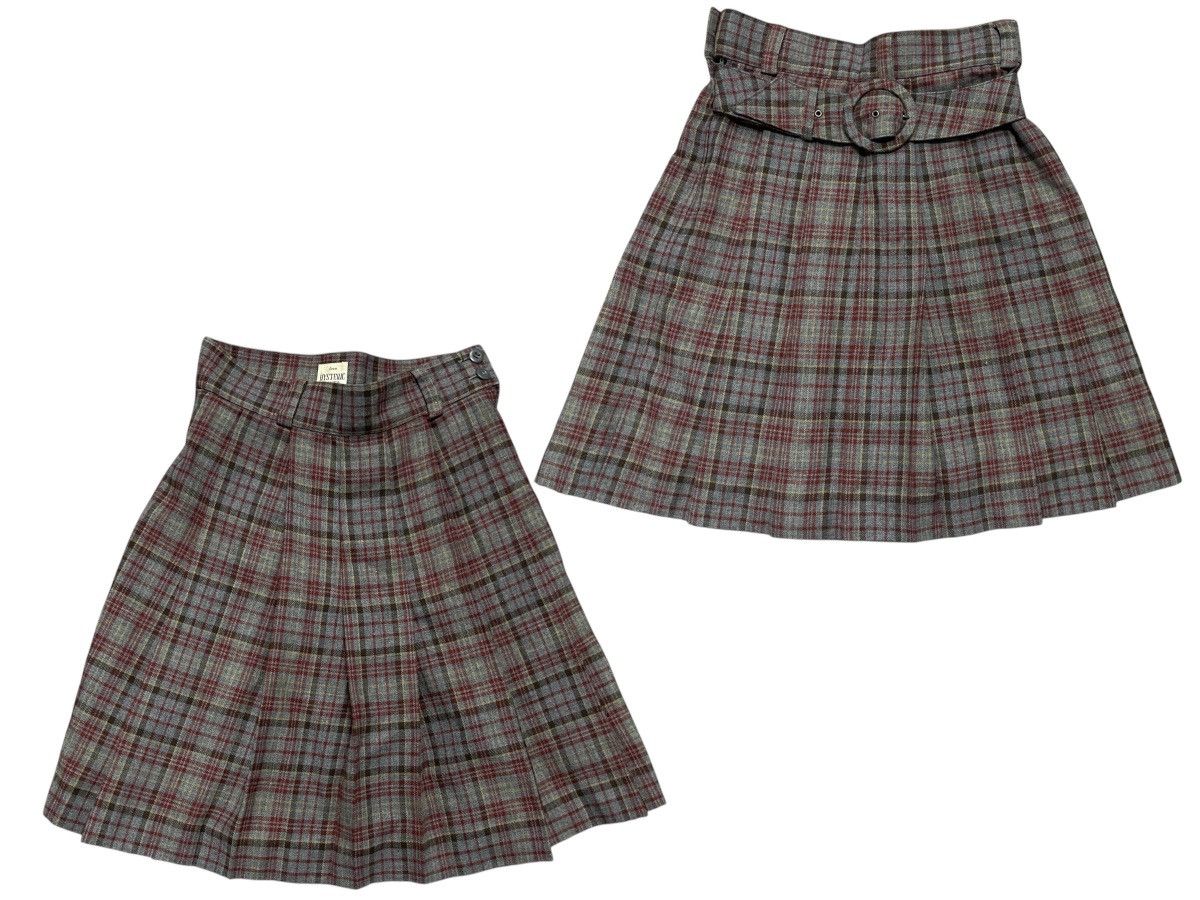 Hysteric Glamour 90s HYSTERIC GLAMOUR MINI TARTAN SKIRT RARE DESIGN Size 24" / US 00 / IT 34 - 1 Thumbnail