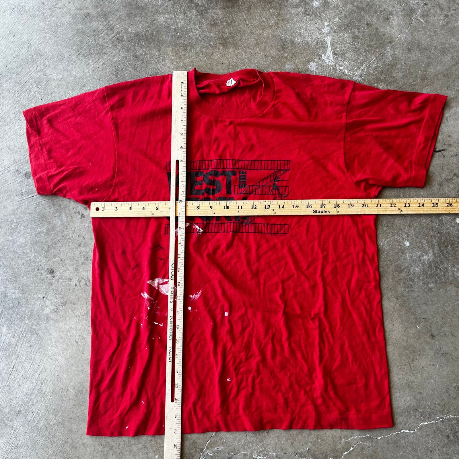 Vintage VINTAGE WEST SIDE STORY PLAY PROMO THEATER SHIRT MENS XL 90S Size US XL / EU 56 / 4 - 3 Thumbnail