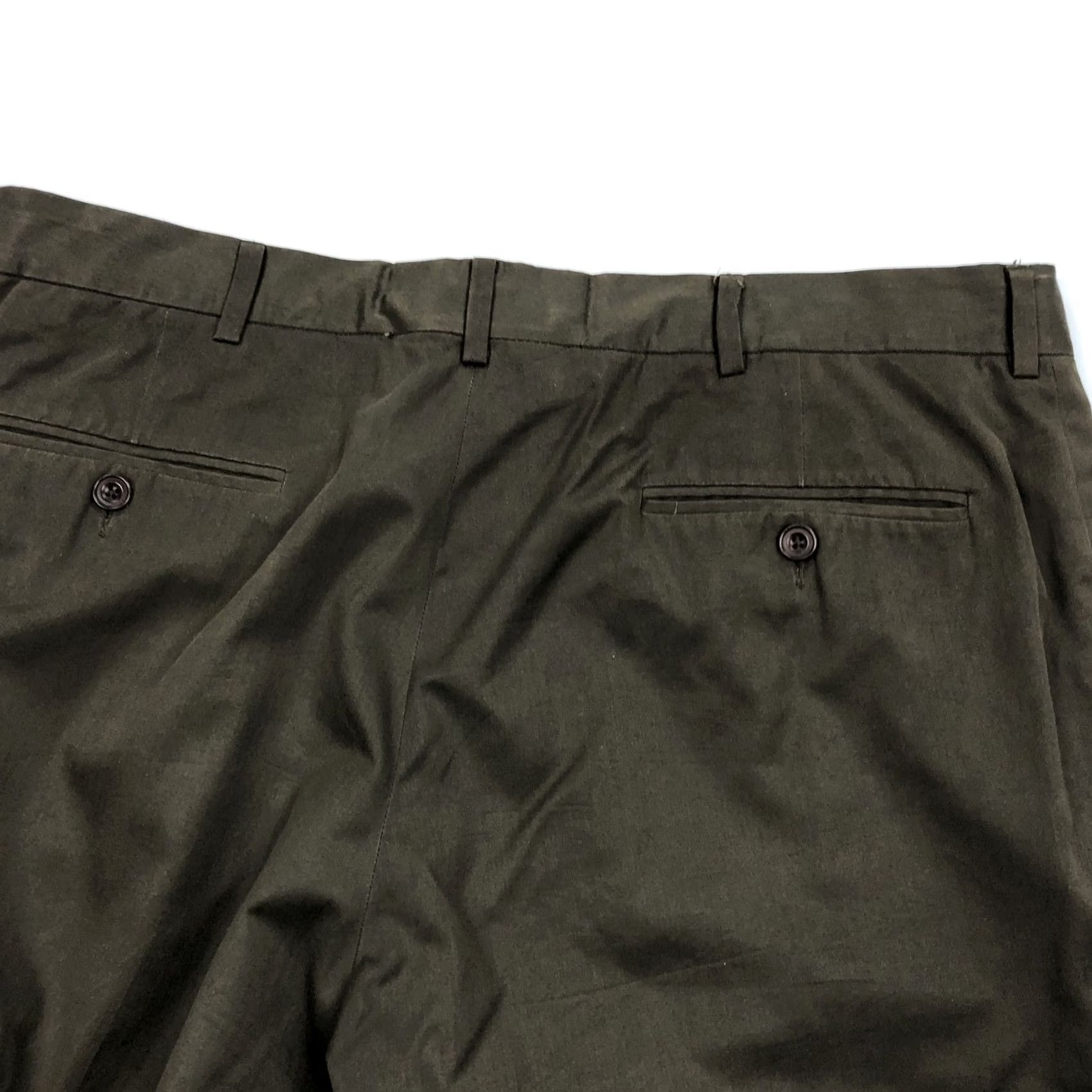 Polo Ralph Lauren Polo Ralph Lauren Olive Green Flat Front Dress Pants Men 36x34 Classic Fit 36 Size US M / EU 48-50 / 2 - 4 Thumbnail