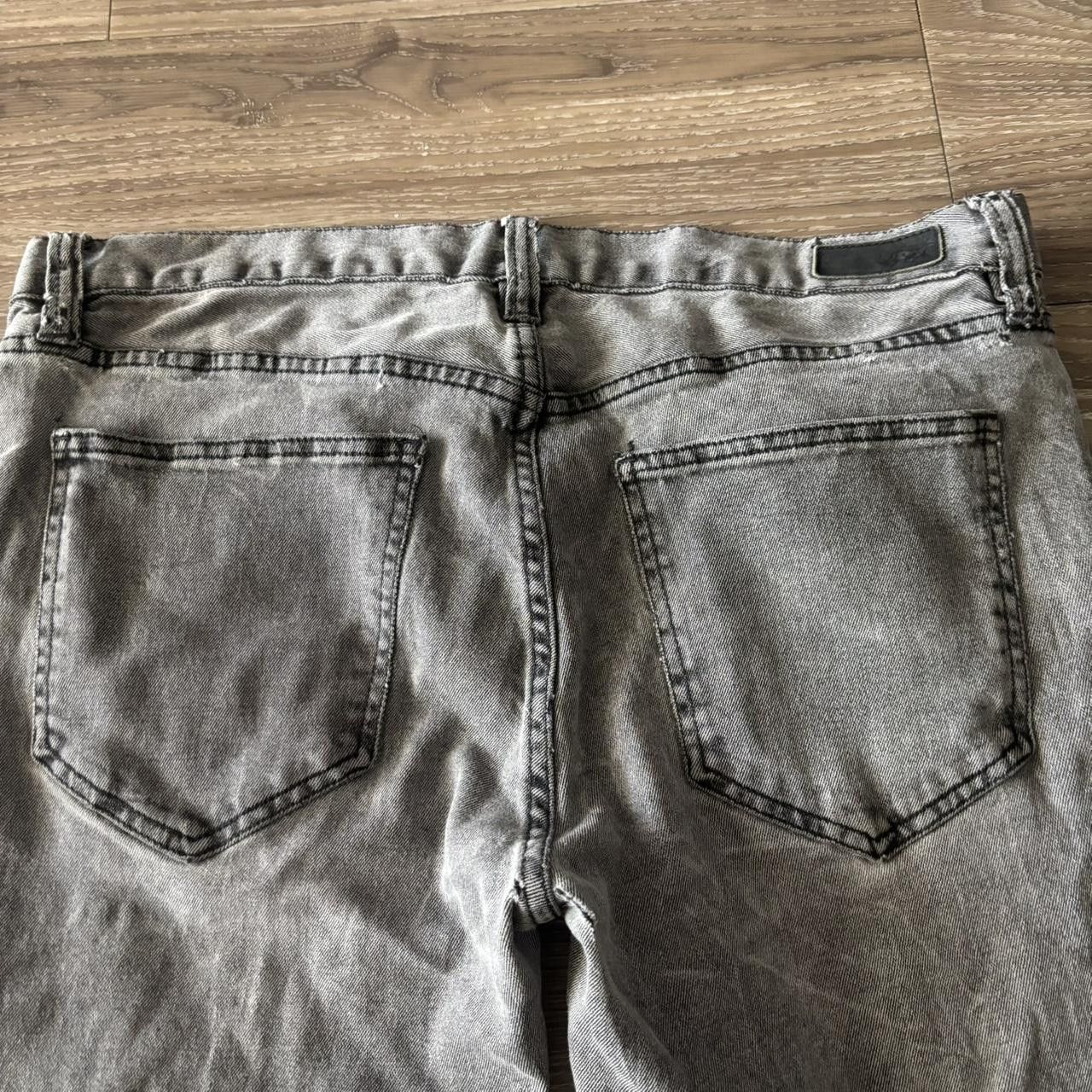 Ecko Unltd. Crazy Vintage Y2K/2000s Grunge Faded Black Ecko Denim Jeans! 34x31 Size US 34 / EU 50 - 7 Thumbnail