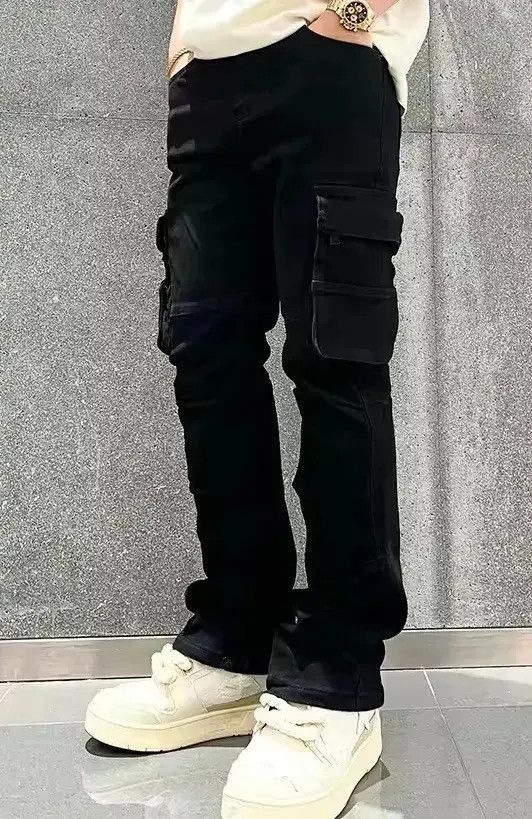 Japanese Brand Slim Fitting Straight Cargo Pant Size US 32 / EU 48 - 2 Thumbnail