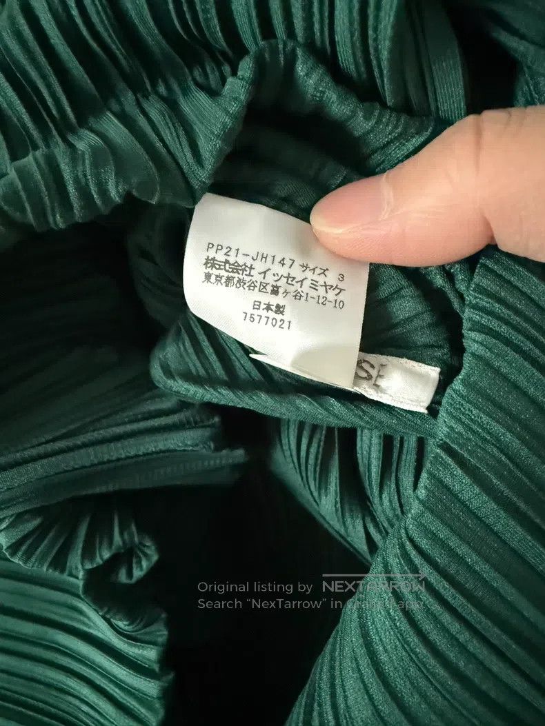Issey Miyake Issey Miyake size:3 Green Dress Size S / US 4 / IT 40 - 5 Thumbnail