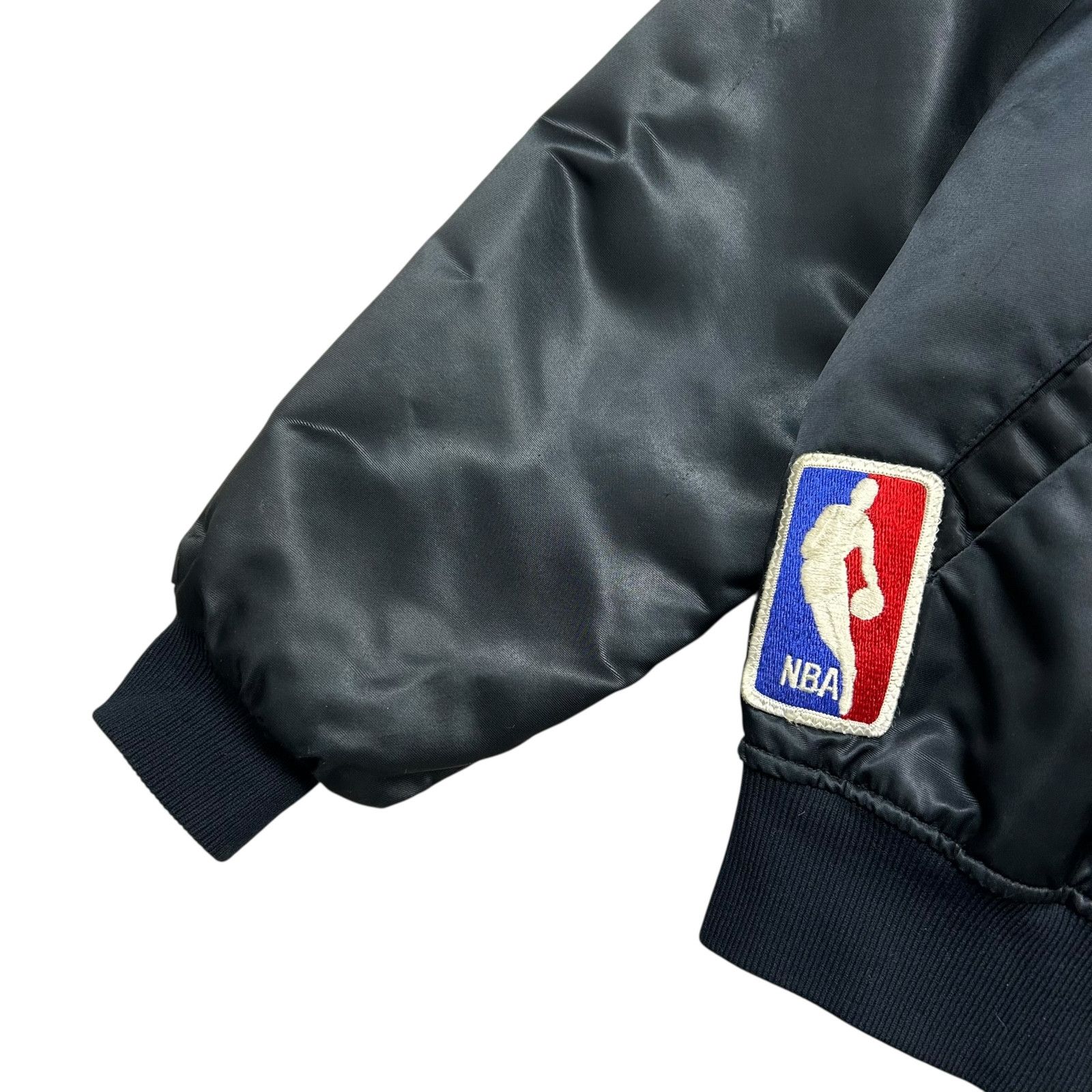 NBA VTG 90s LOS ANGELES LAKERS STARTER SATIN JACKET BOMBER Size US L / EU 52-54 / 3 - 3 Thumbnail