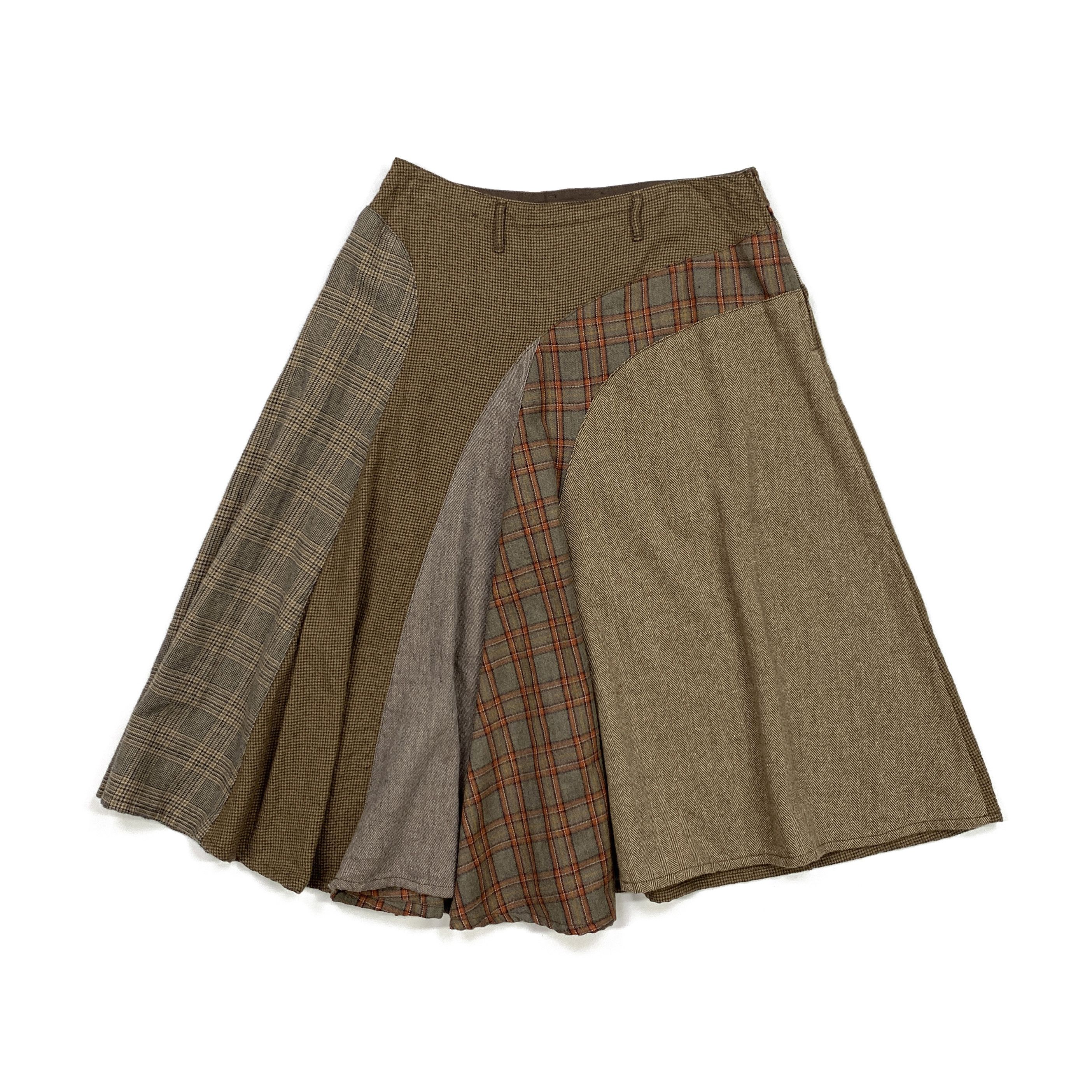 Kapital Flowy Patchwork Skirt Size 29" - 1 Thumbnail