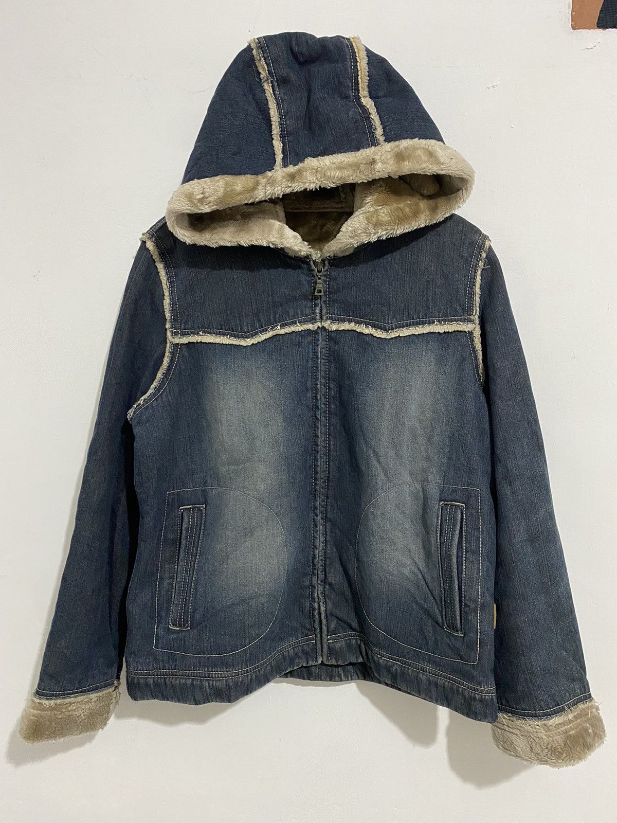 If Six Was Nine × Japanese Brand × Le Grande Bleu (L.G.B.) 💸BINDINGOFFER💸Edwin Denim Jacket styled Fur Ifsixwasnine Size US L / EU 52-54 / 3 - 7 Thumbnail