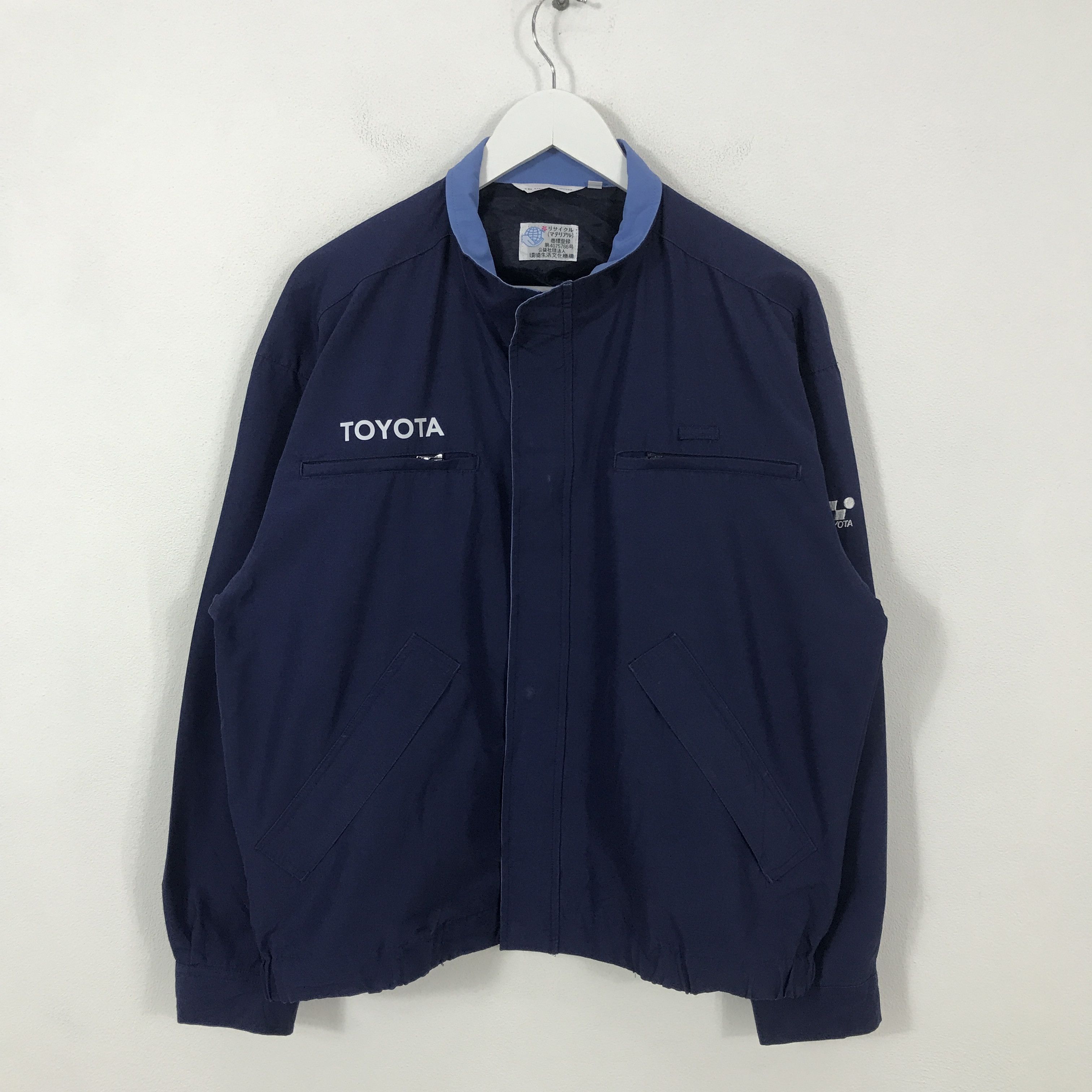 Japanese Brand Toyota Japan Blue Jacket Work uniform Custom jacketK73B3 Size US L / EU 52-54 / 3 - 3 Thumbnail