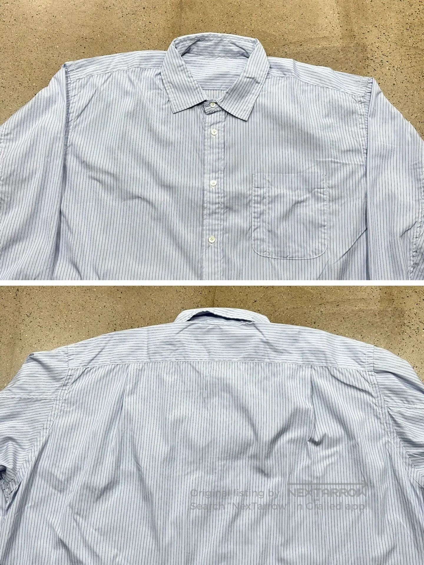 Other Oversized Blue Stripe Shirt. Size US L / EU 52-54 / 3 - 3 Thumbnail