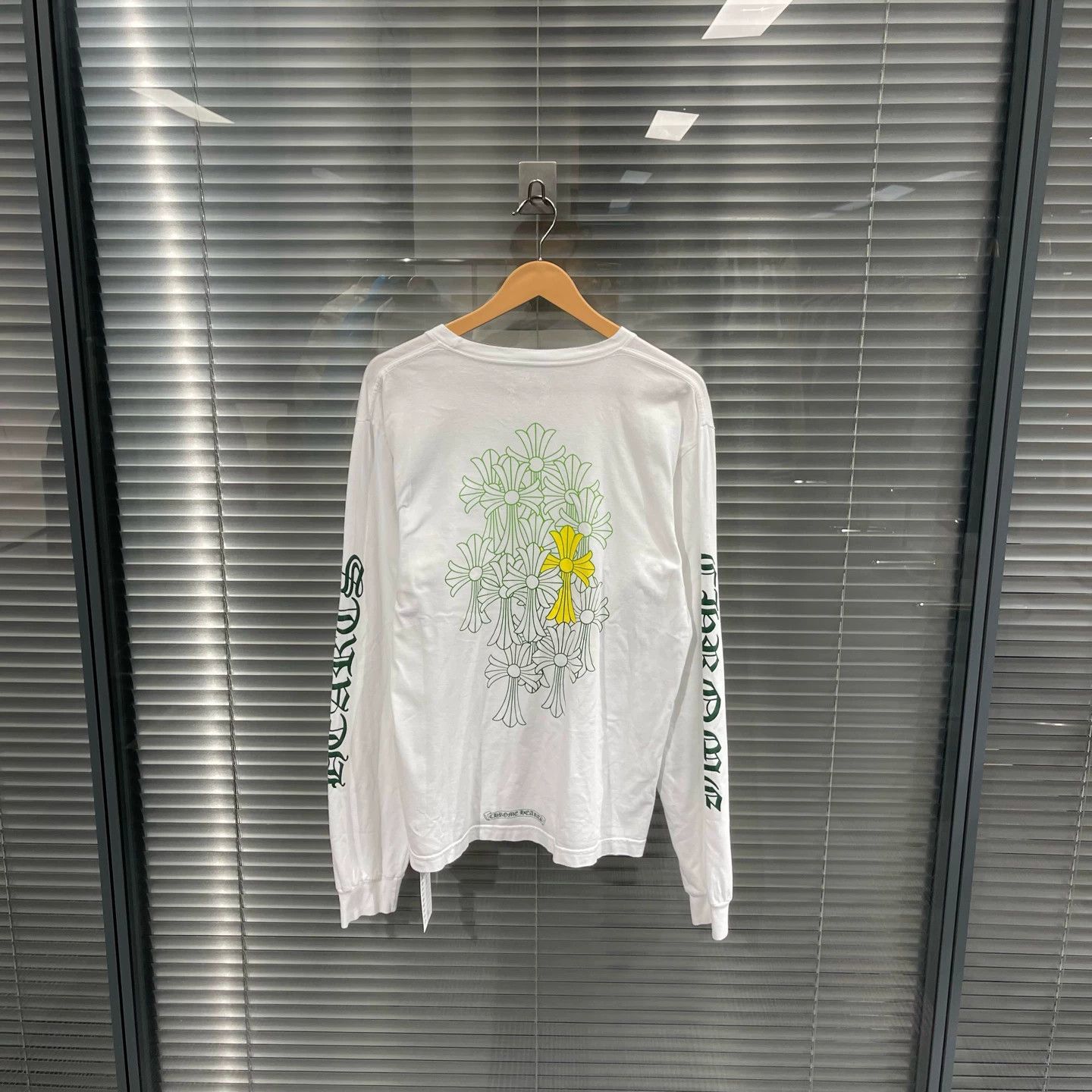 Chrome Hearts Chrome Hearts White Phantom X Sanskrit LS M 99N Size US M / EU 48-50 / 2 - 2 Thumbnail