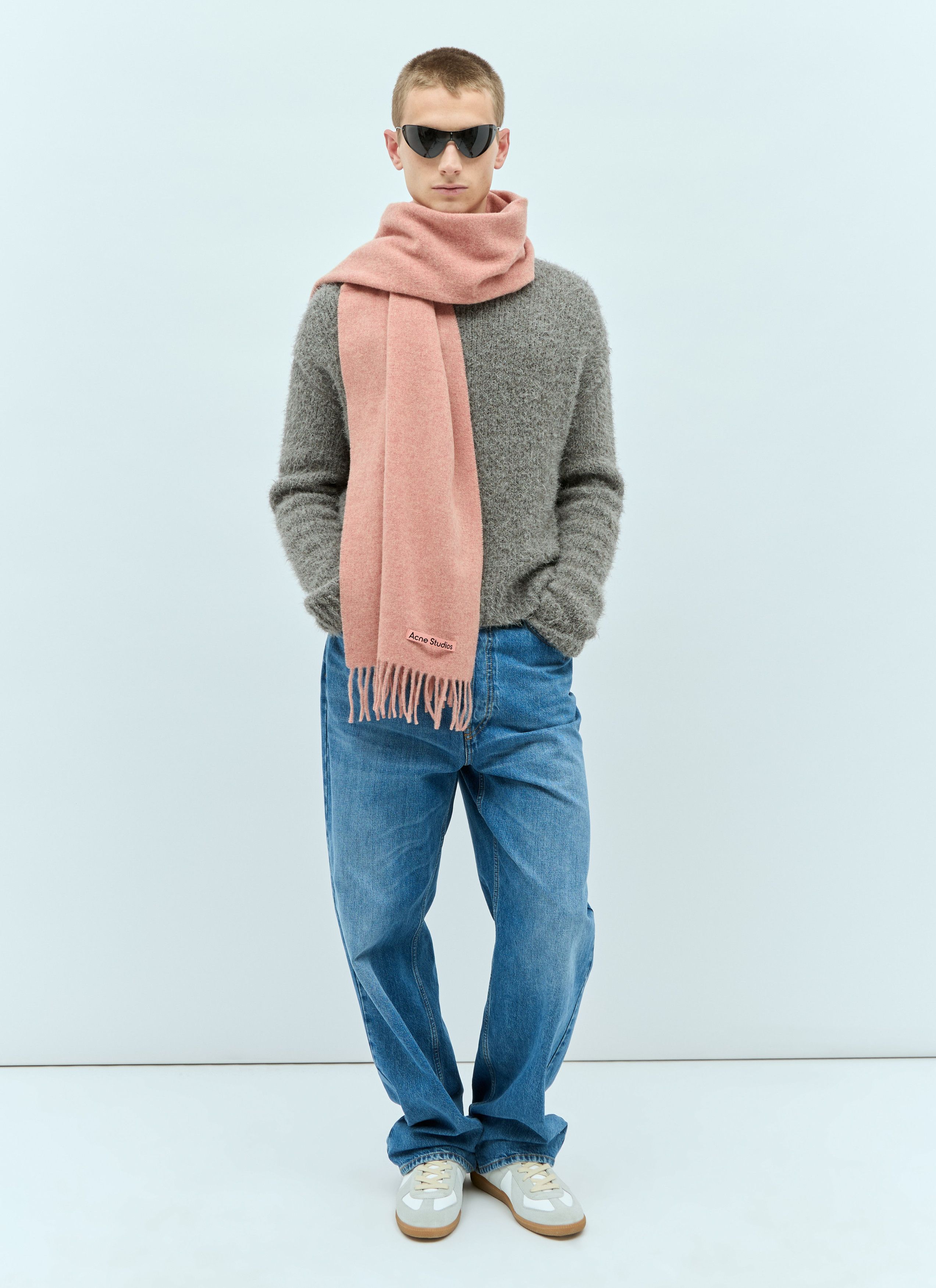 Acne Studios Fringe Wool Scarf Size ONE SIZE - 1 Thumbnail
