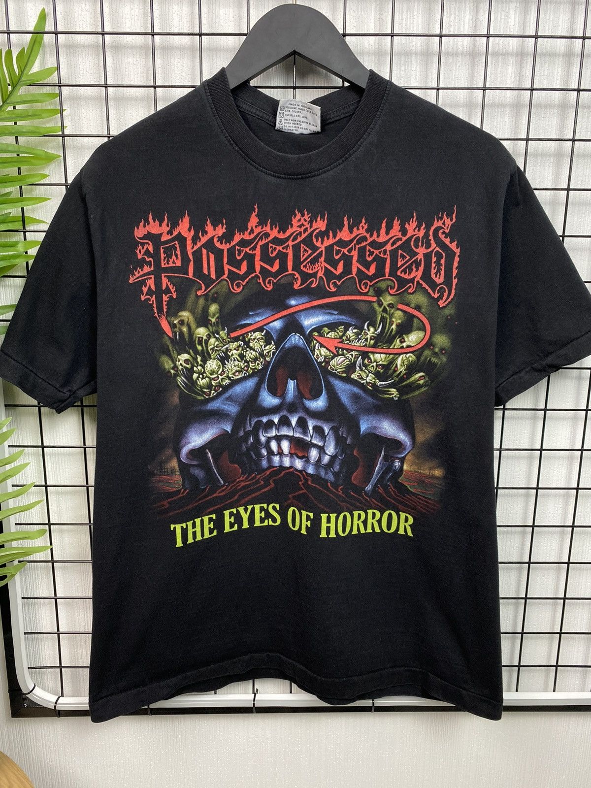 Band Tees × Vintage POSSESSED "THE EYES OF HORROR" vintage T shirt Tee Men L Size US L / EU 52-54 / 3 - 4 Thumbnail