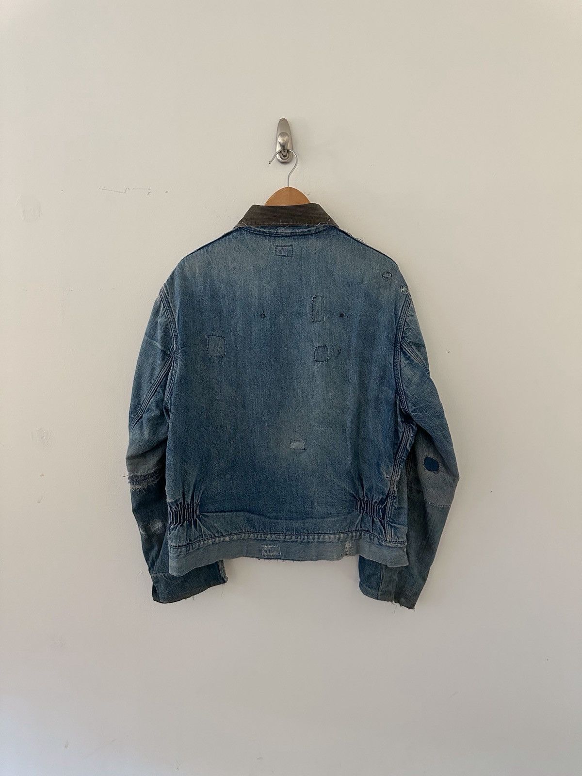 Vintage 1940s Sears Denim Jacket Size US L / EU 52-54 / 3 - 3 Thumbnail