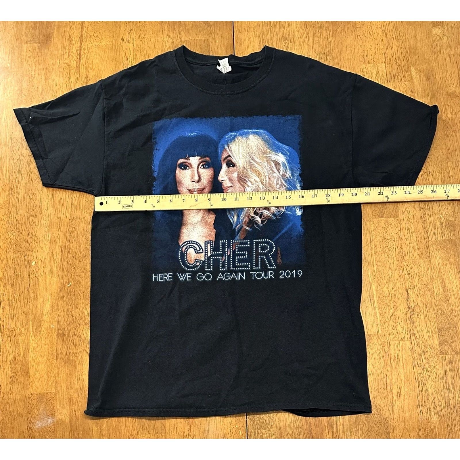 Fruit Of The Loom Cher Here We Go Again Tour 2019 T Shirt Large Size US L / EU 52-54 / 3 - 5 Thumbnail