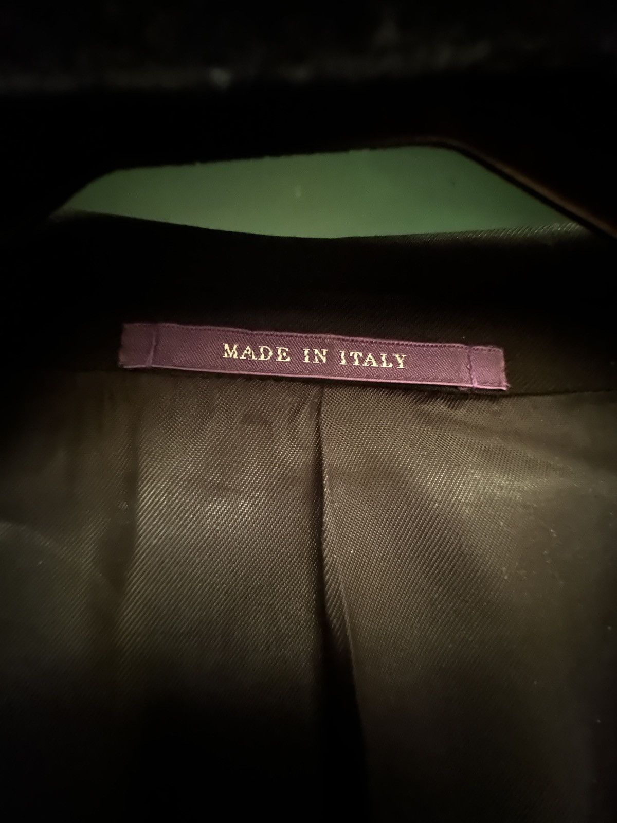 Ralph Lauren × Ralph Lauren Purple Label Ralph Lauren Double Breasted Blazer (Blk) Size 36S - 3 Thumbnail
