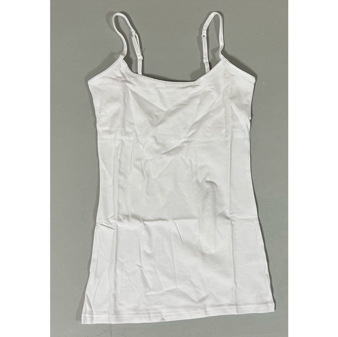 Sonoma SO White Shelf-Bra Cami Camisole Tank Top Shirt Size XS 🤍 Size XS / US 0-2 / IT 36-38 - 2 Thumbnail